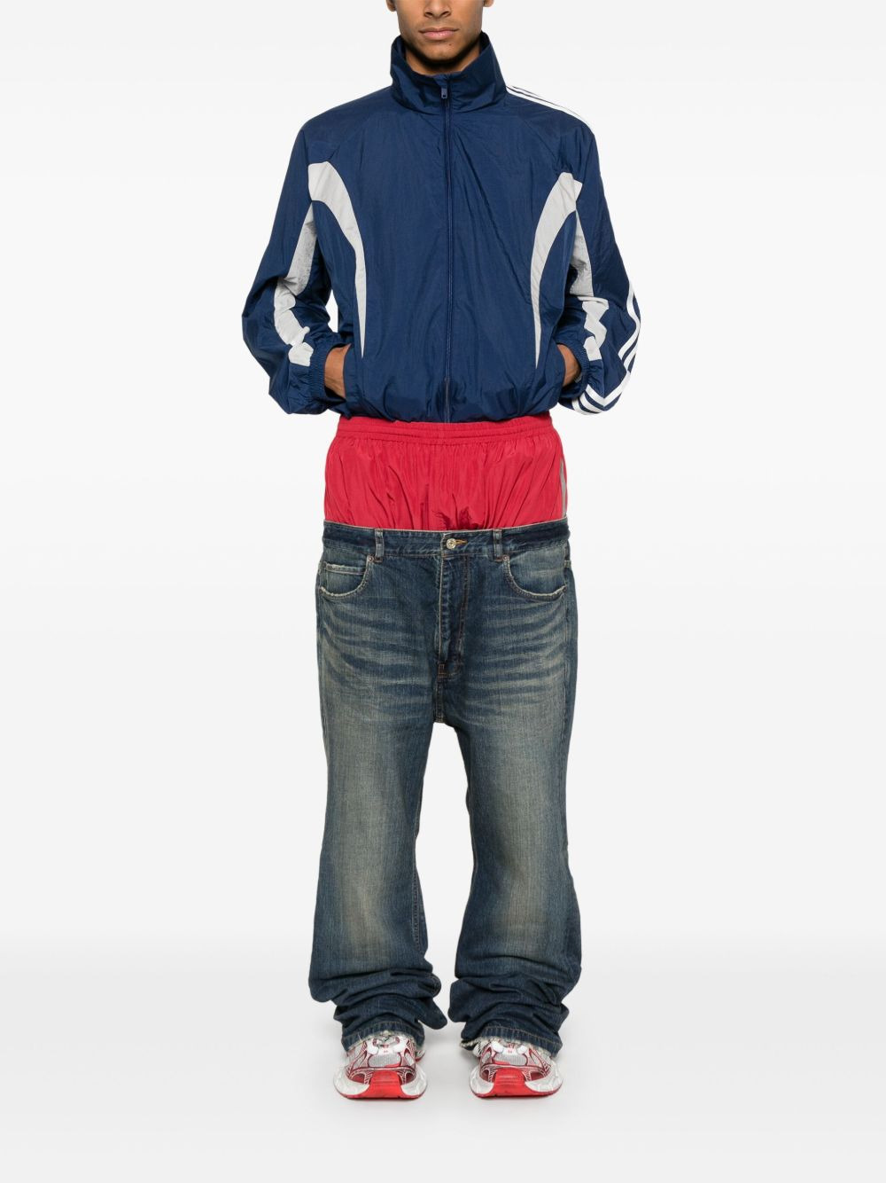 Balenciaga Men Layered Jeans - 3