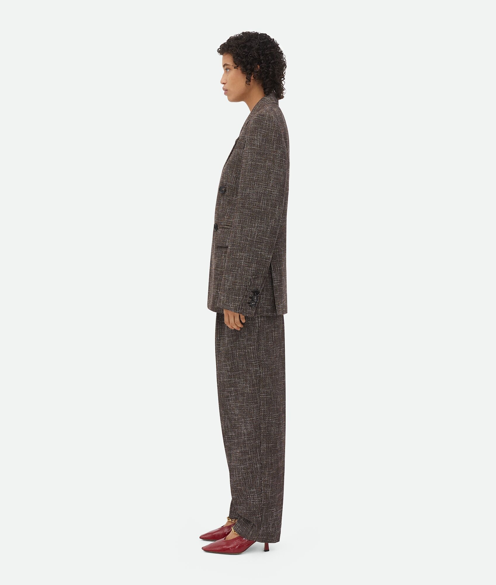 Wool And Cotton Pied De Poule Jacket - 2