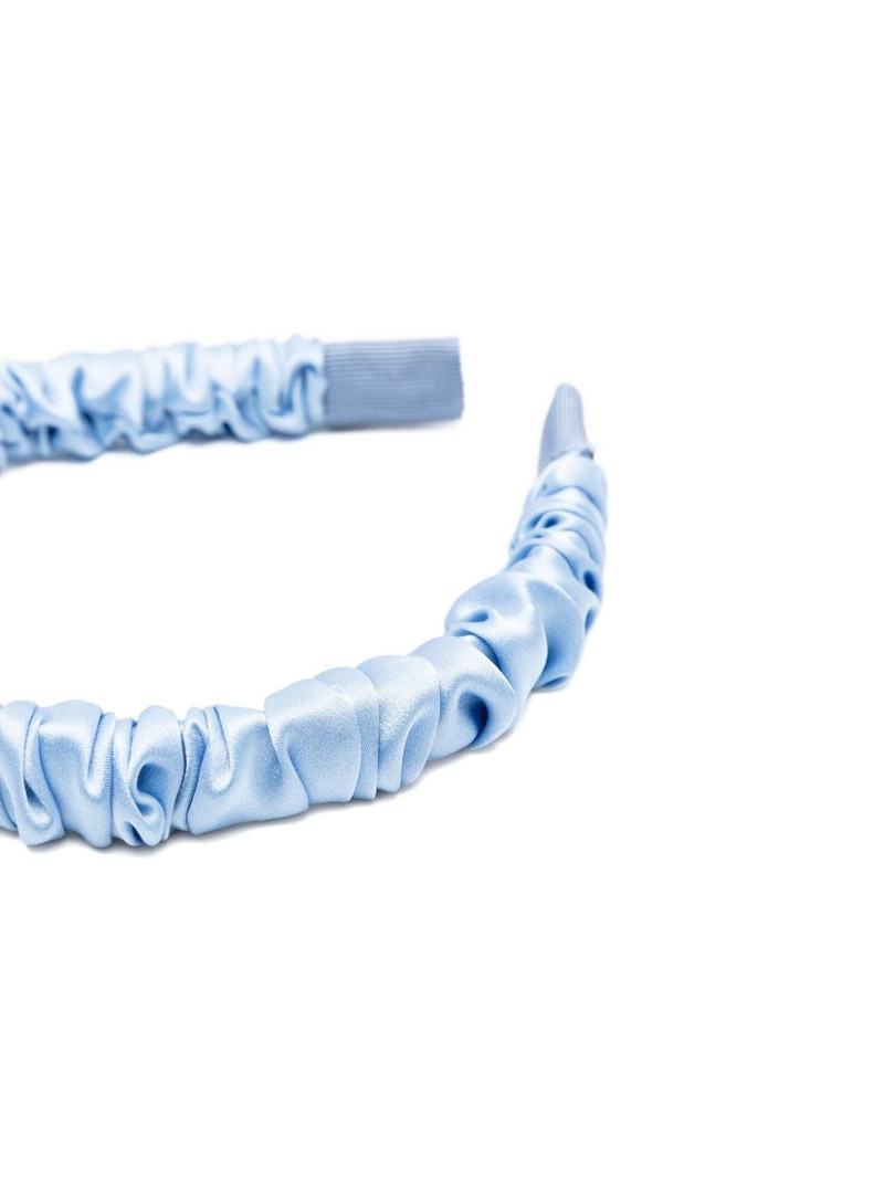 Jennifer Behr ruched satin headband outlook