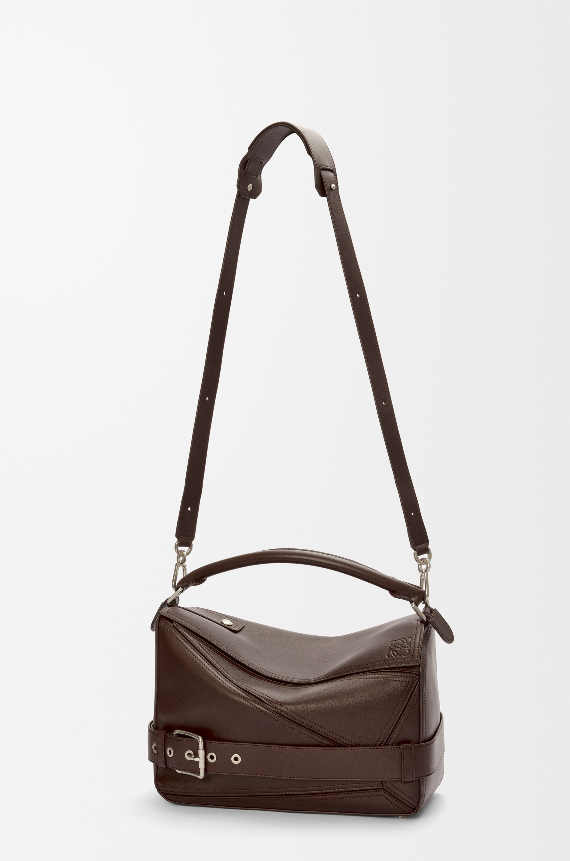 Large Puzzle Biker bag in shiny calfskin - 7