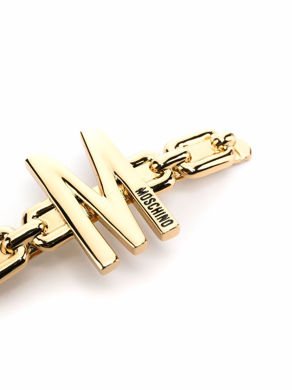 logo embellished hair clip - 3