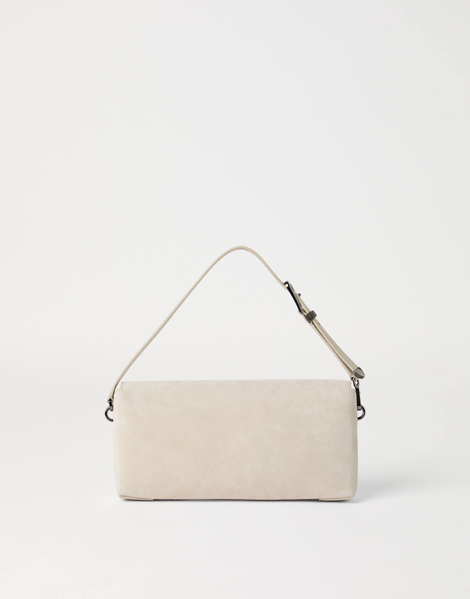 BC Duo clutch bag in suede with monili - 2