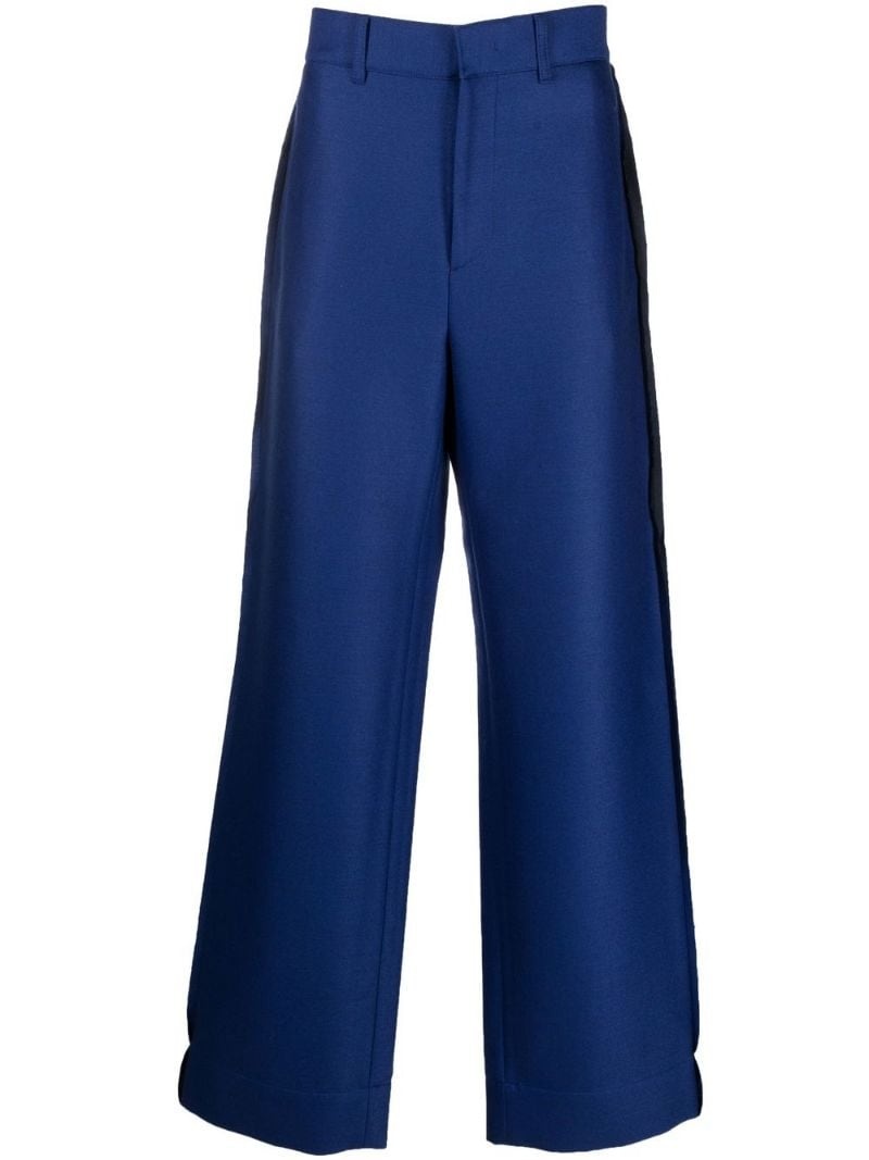 wide-leg tailored trousers - 1