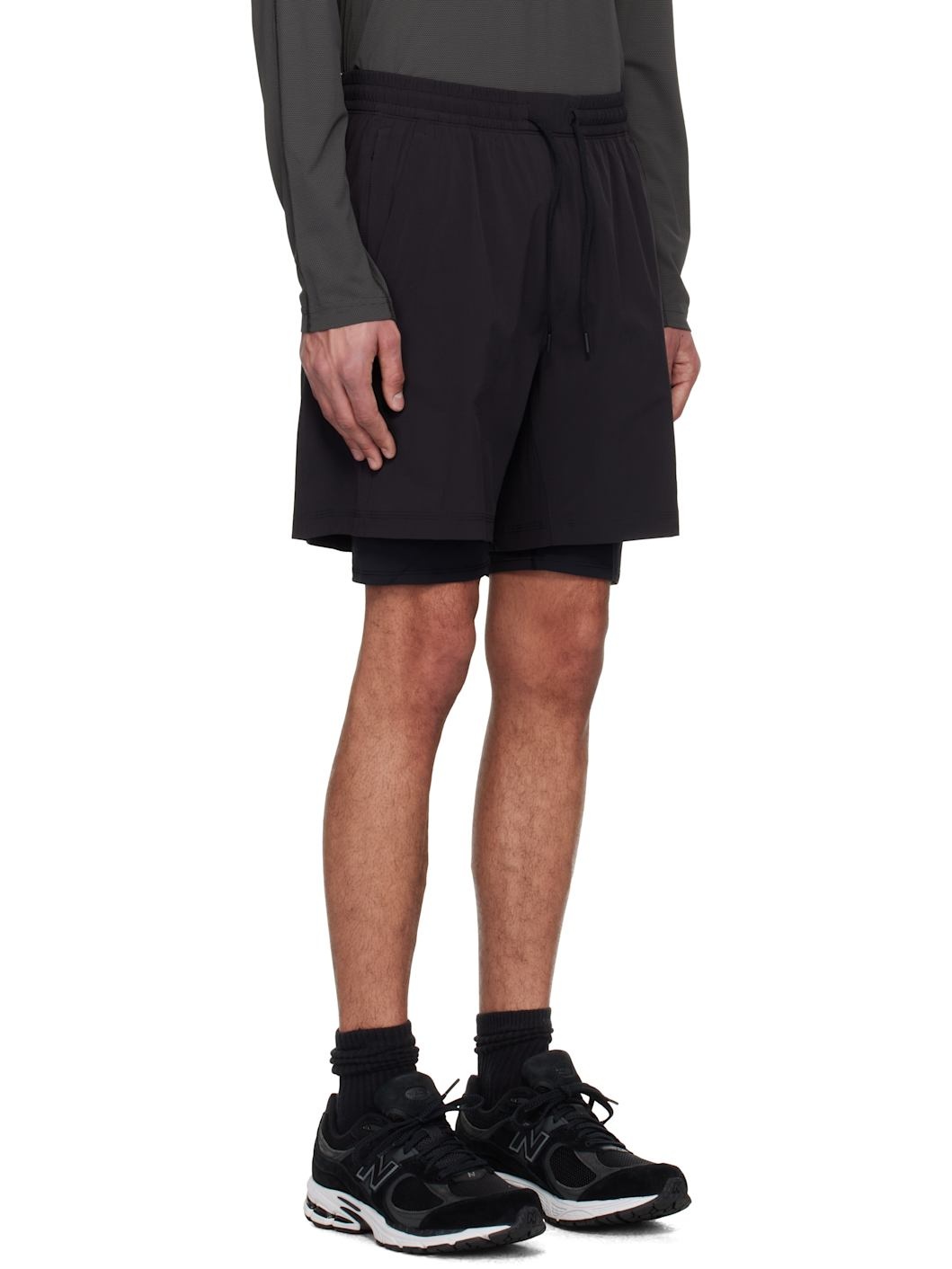 Black 4-Way Combo 7 Training Shorts - 2