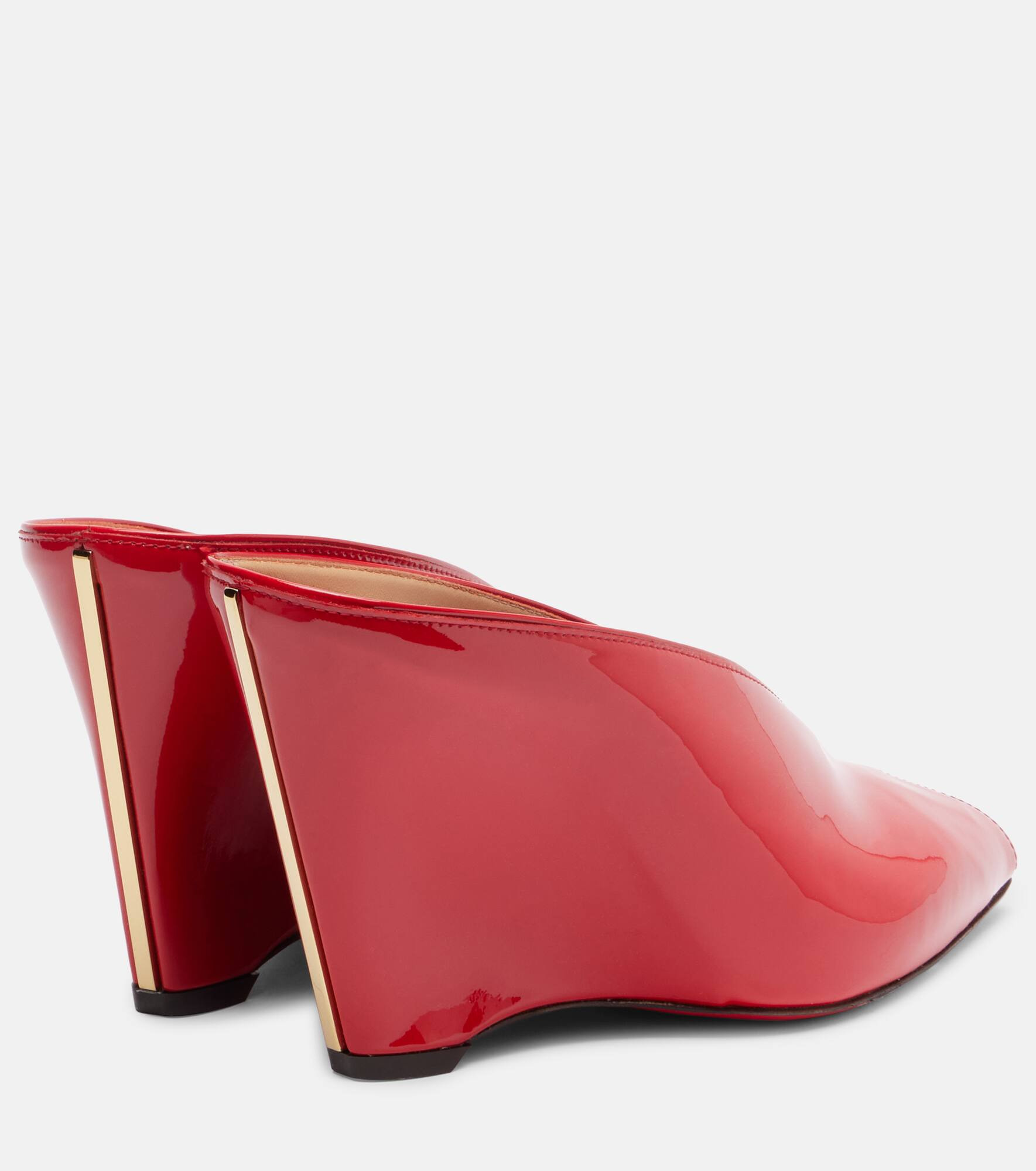 Alicia leather mules - 2