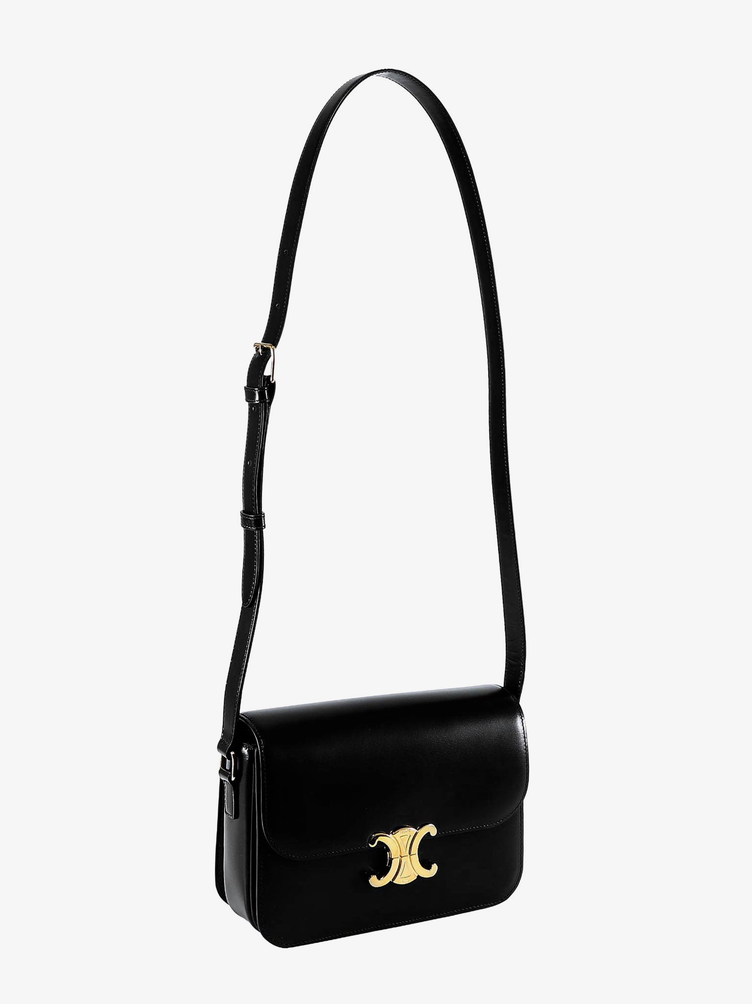 Celine Triomphe Classique Leather Shoulder Bag - 3