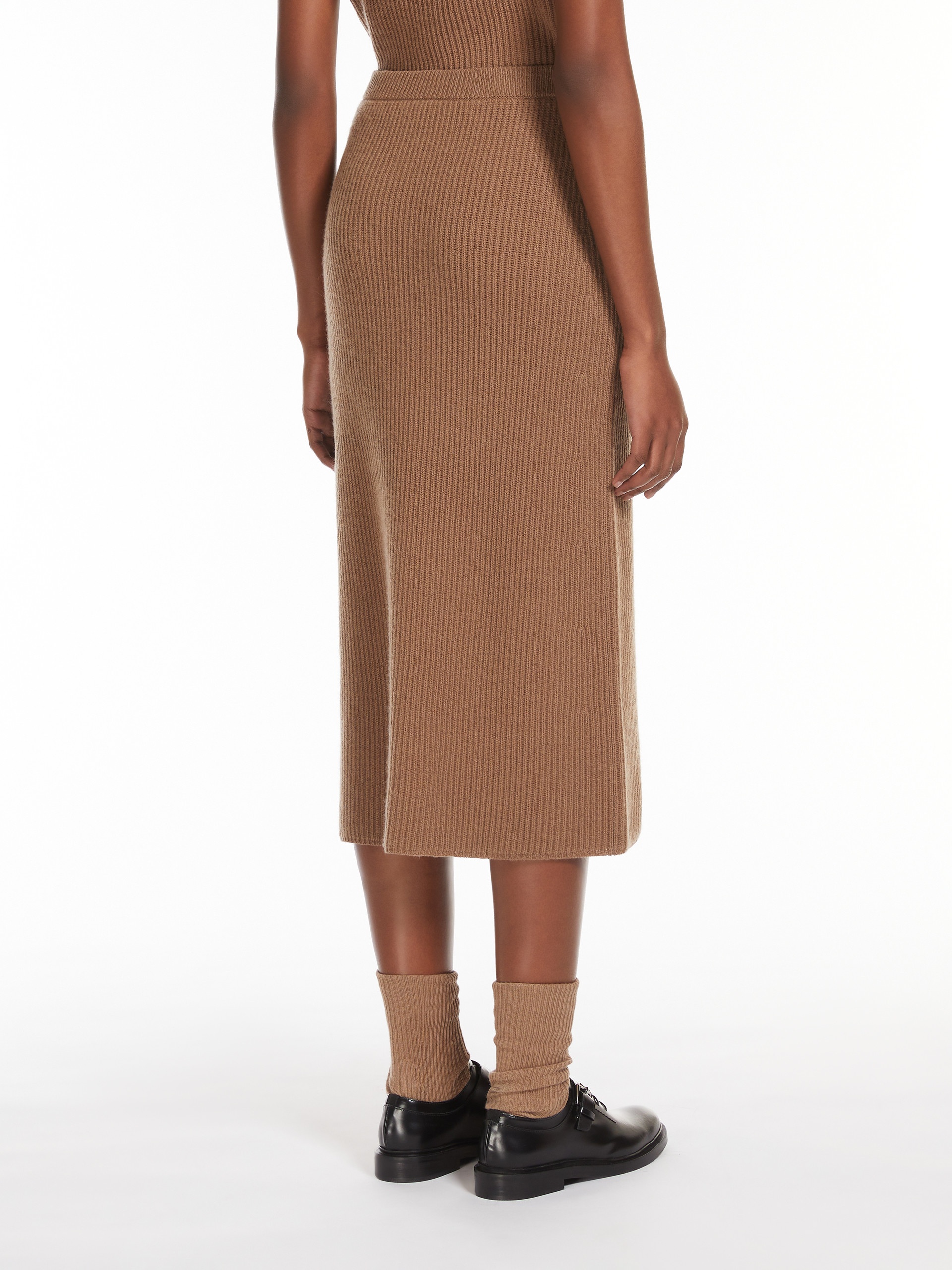 JUST Wool and cashmere pencil skirt - 4