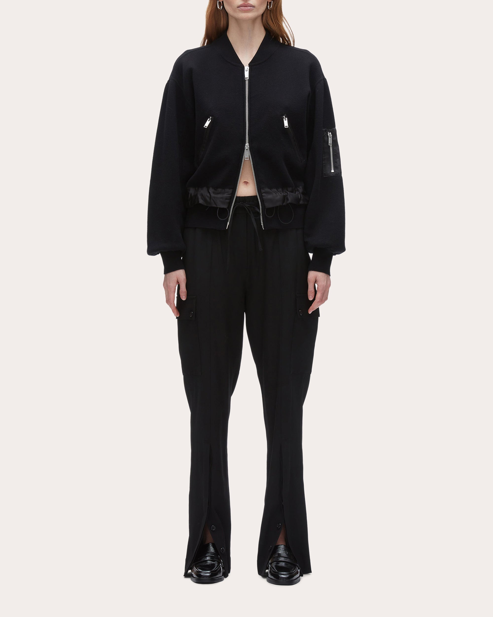 Layered Cotton-Wool Blend Bomber Jacket - 5