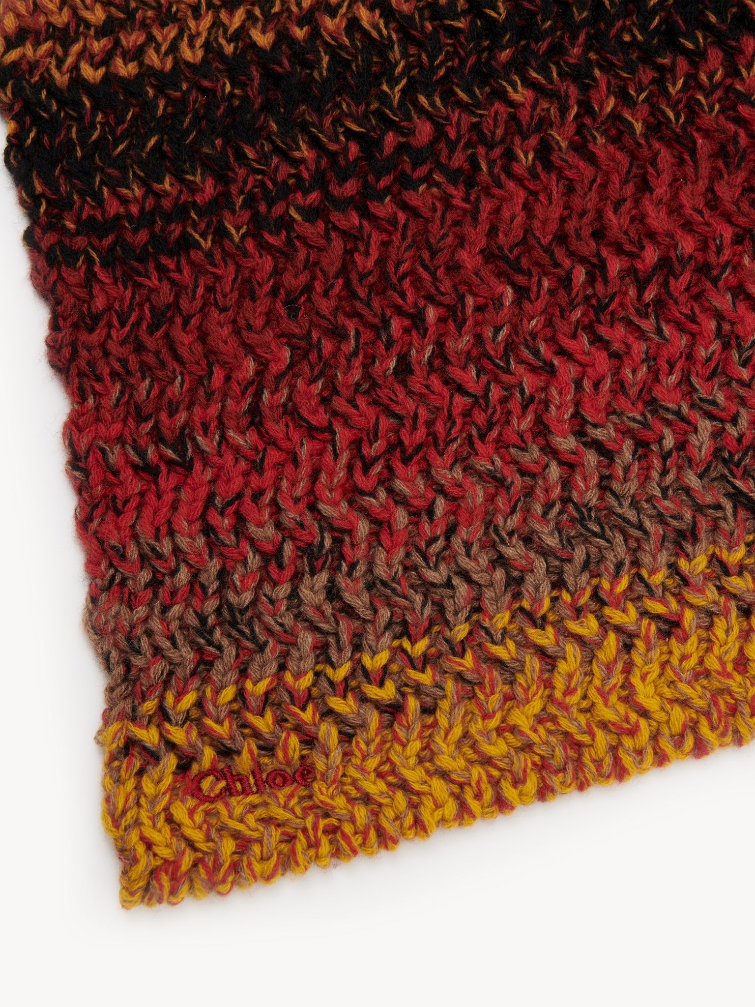 DÉGRADÉ KNITTED SCARF - 3