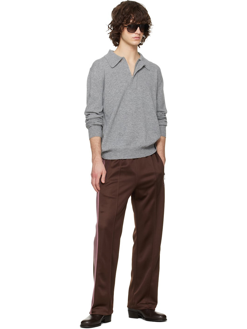NEEDLES Brown Jersey Track Pants outlook