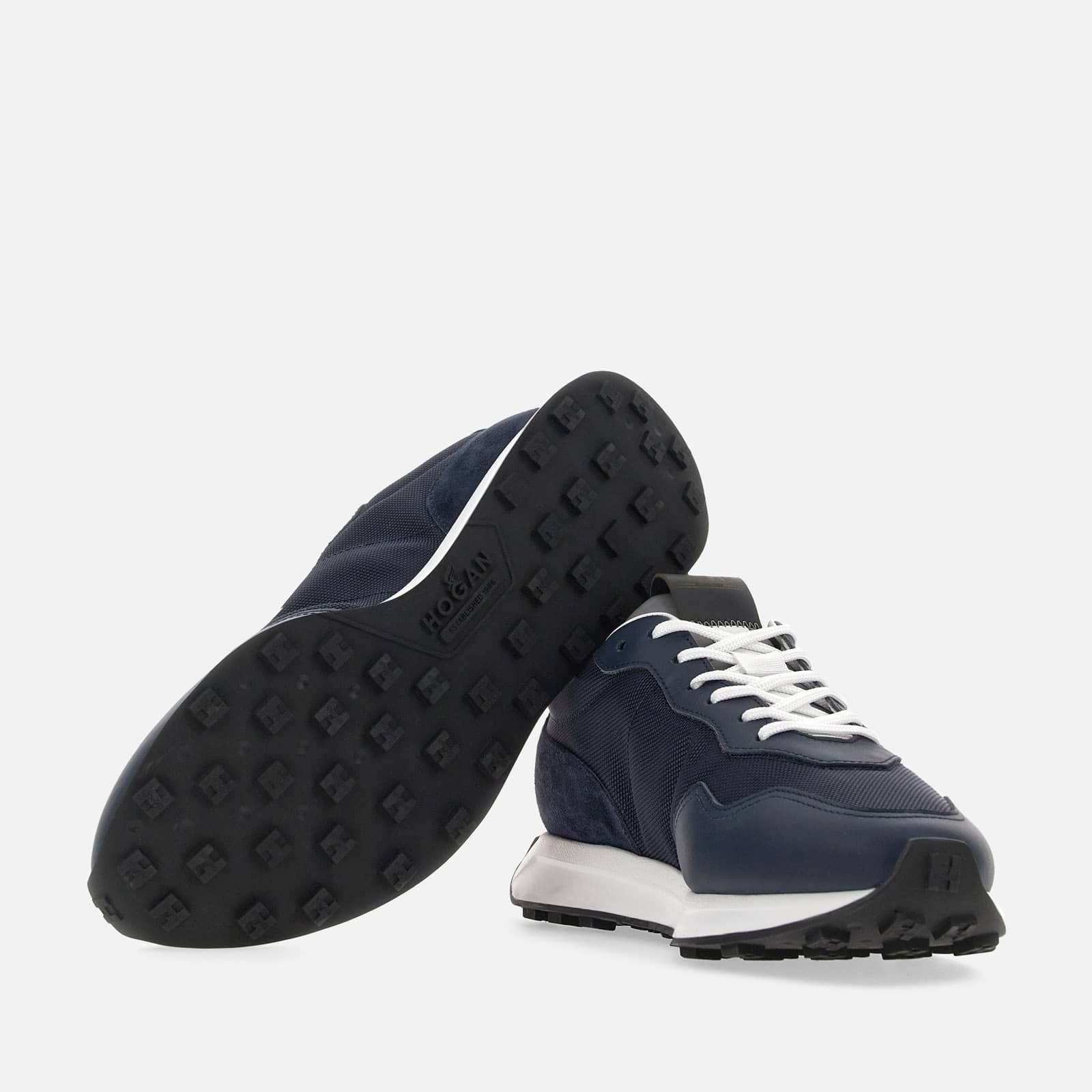 Sneakers Hogan H601 Orange Blue White - 5