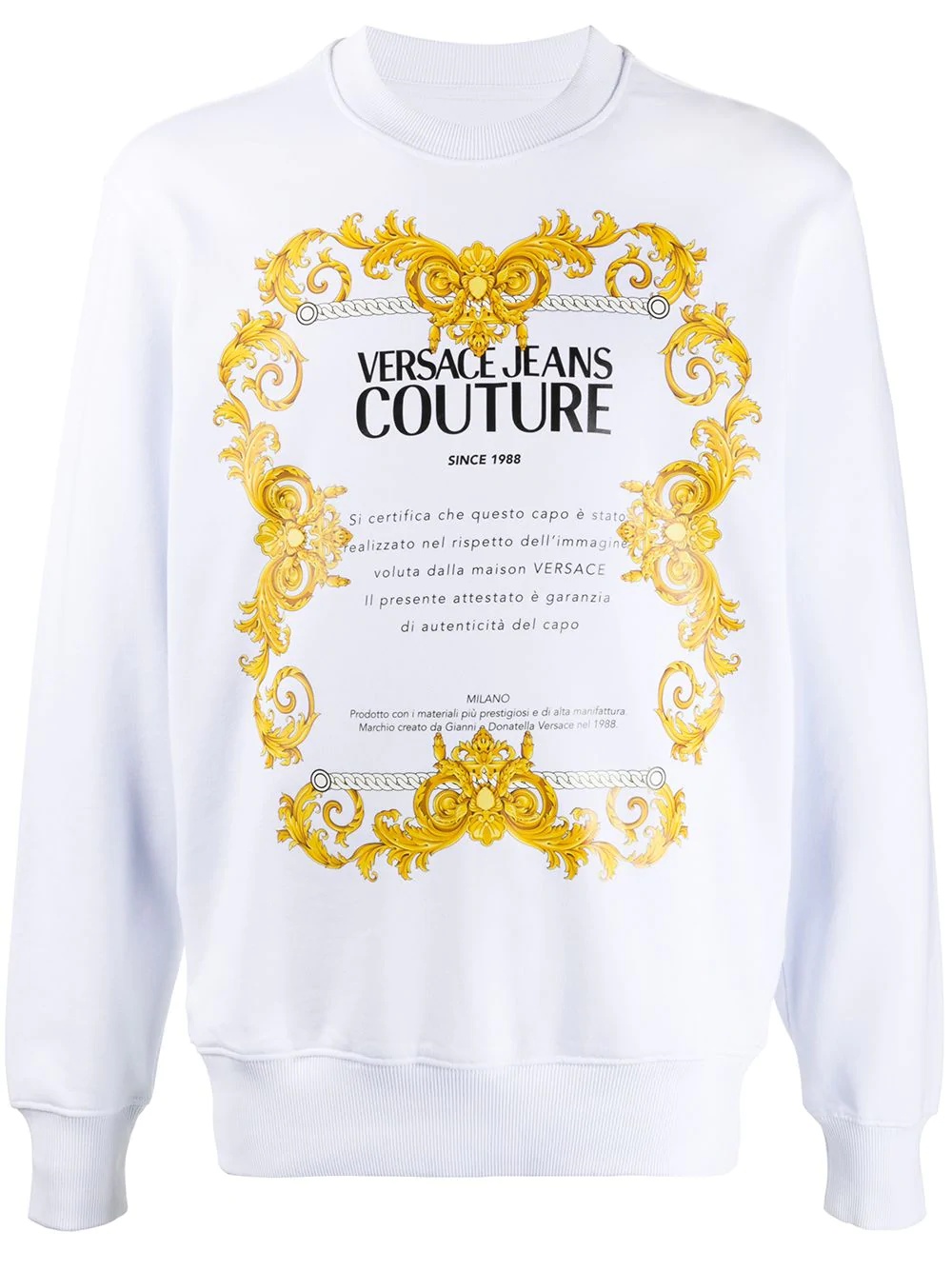 oversized logo print sweatshirt - 1