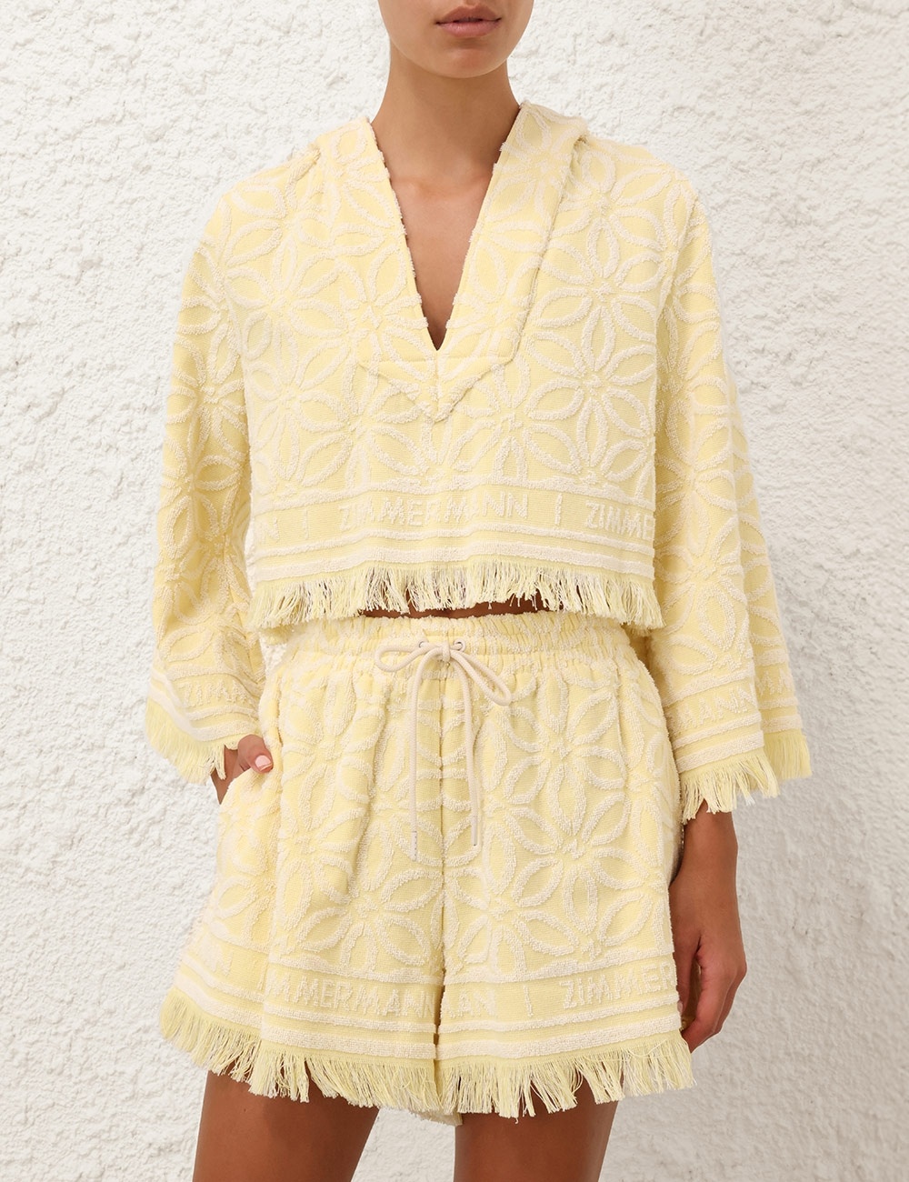 COCO TOWELLING HOODED TOP - 2