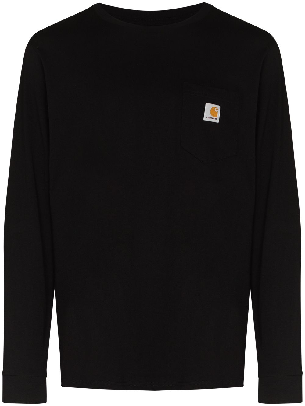 chest pocket long-sleeve T-shirt - 1