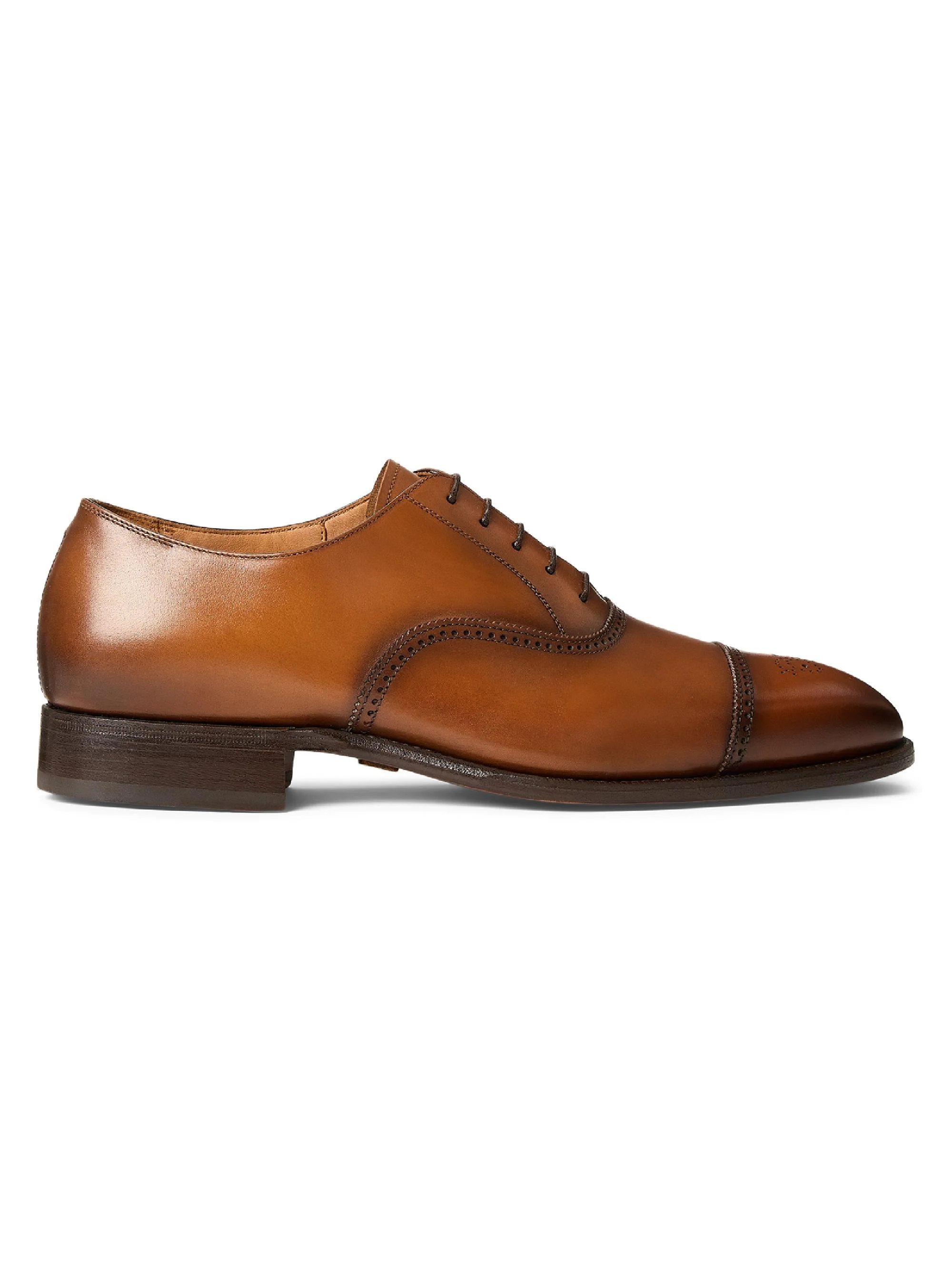 Men's Denver II Leather Dress Shoes - Tan - 1