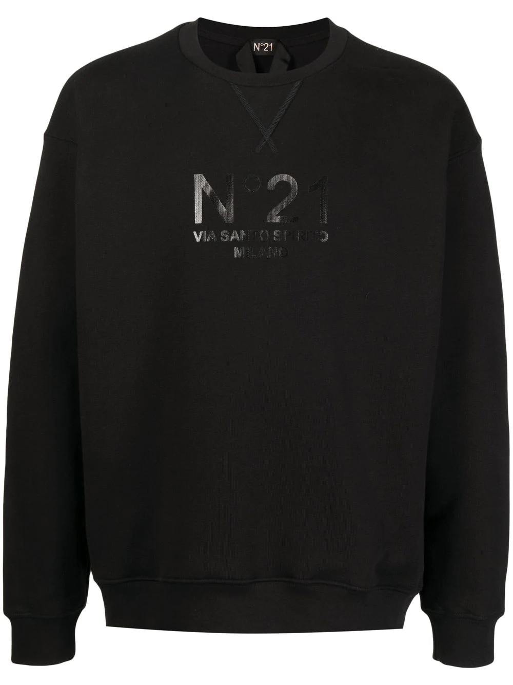 logo-print sweatshirt - 1