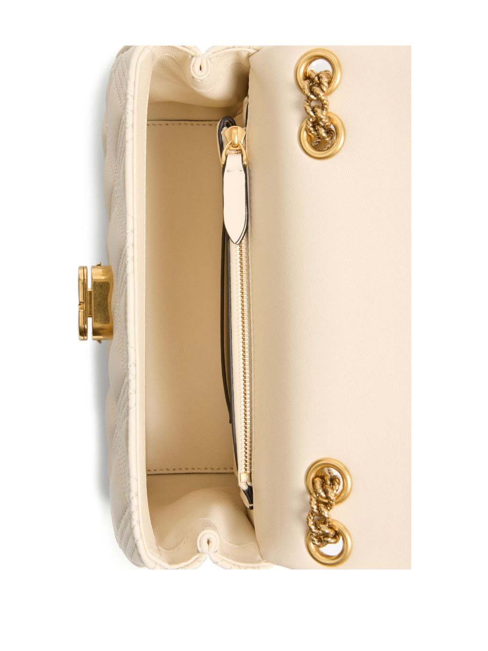 quilted leather shoulder bag - 7