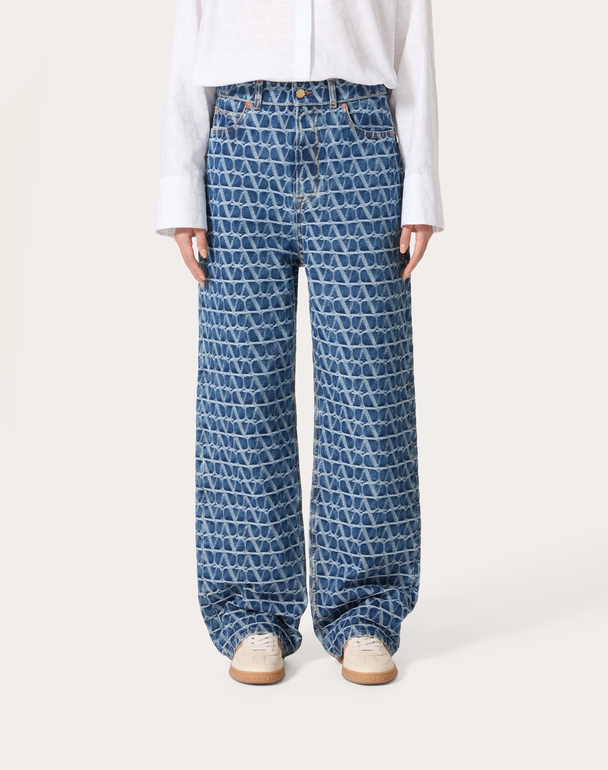 TOILE ICONOGRAPHE DENIM PANTS - 3
