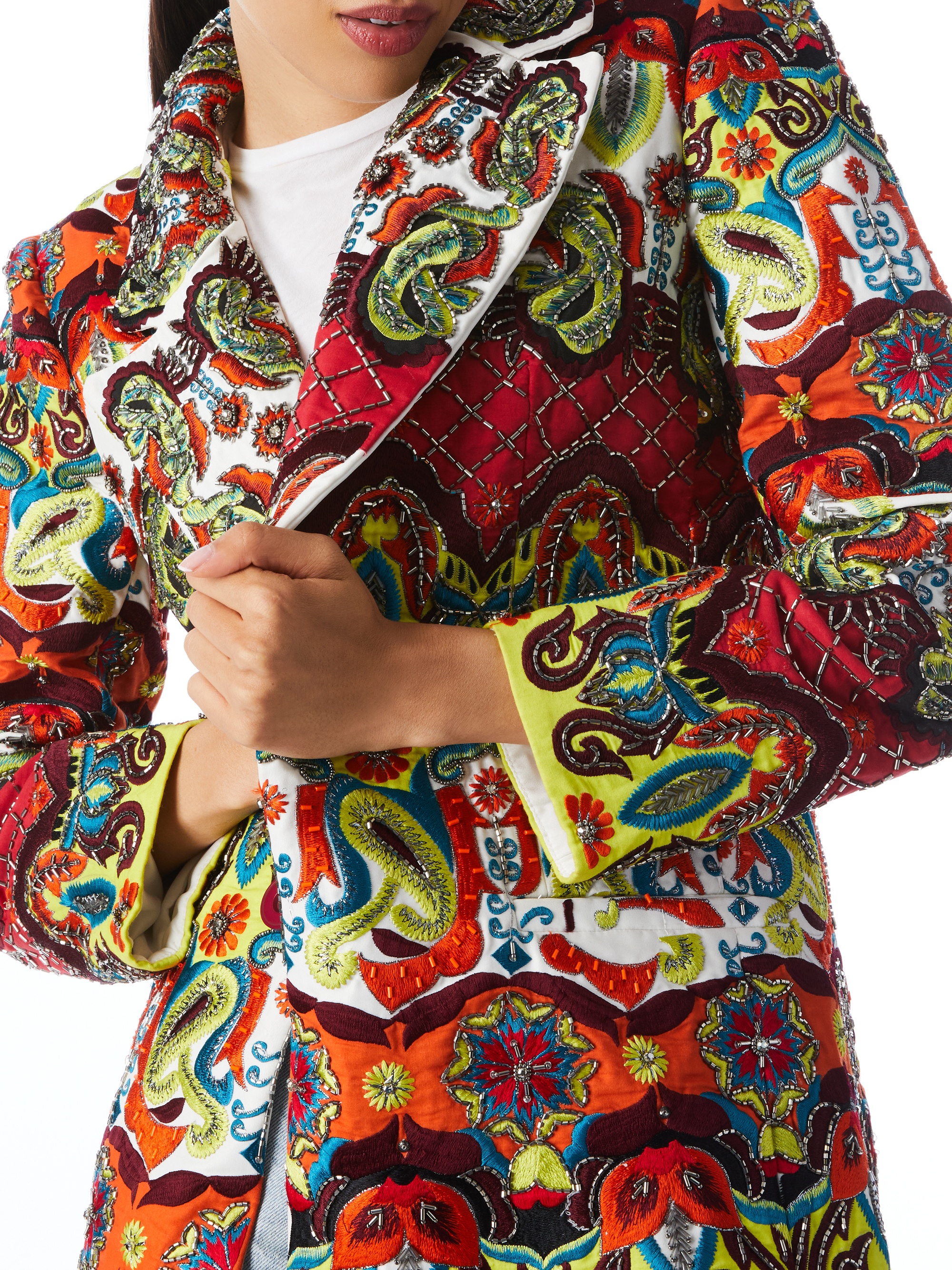 IVAN EMBELLISHED COAT - 5