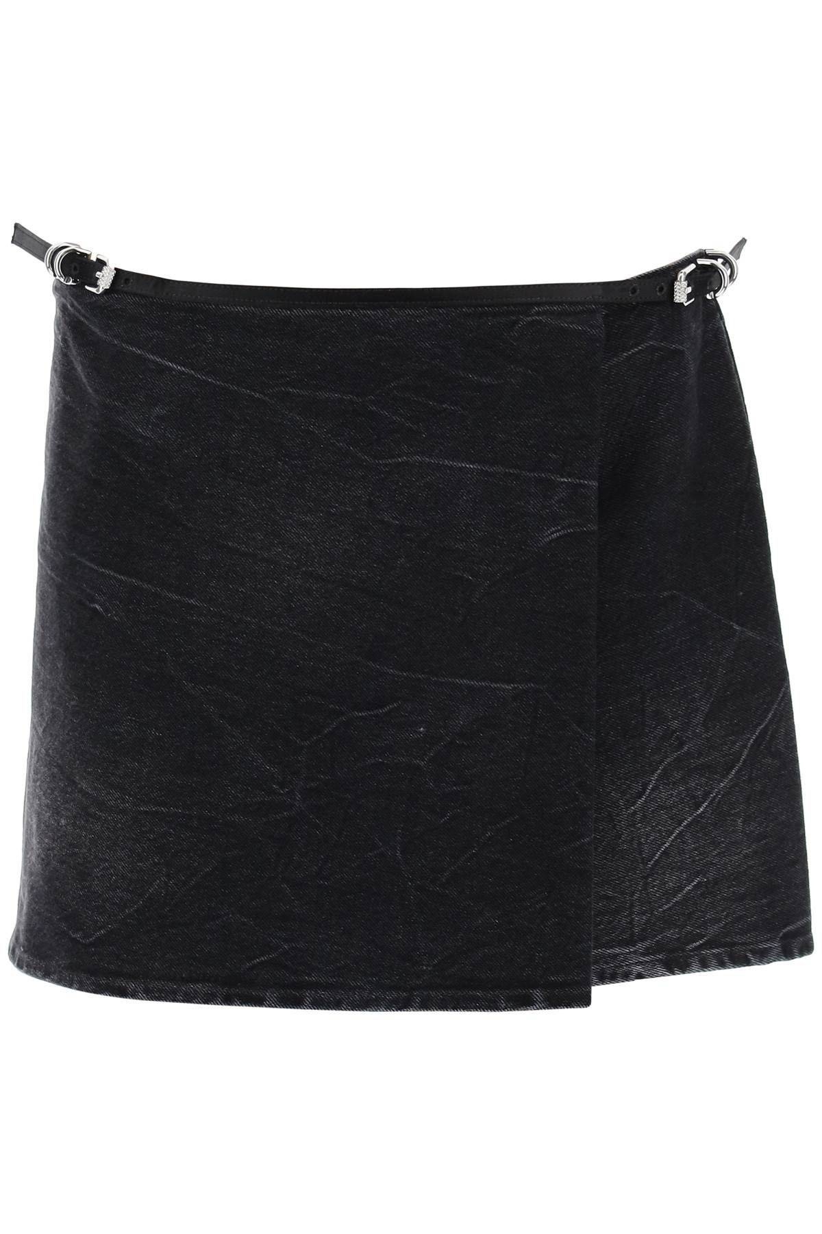 ミニスカート GIVENCHY BLACK DENIM MINI SKIRT Givenchy | Bow black mini skirt | Savannahs