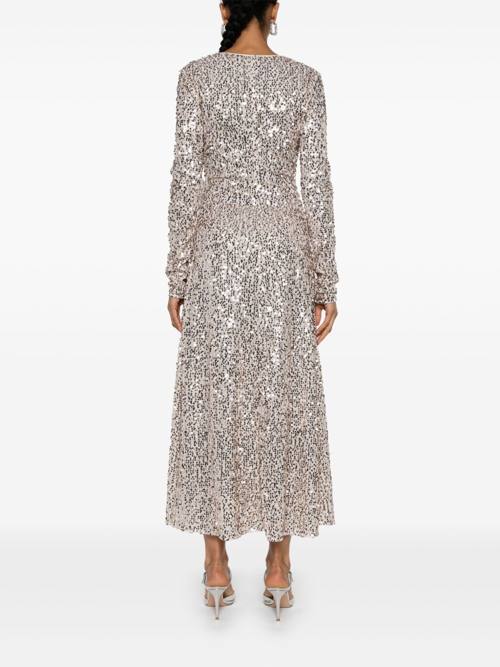 sequin-embellished dress - 4