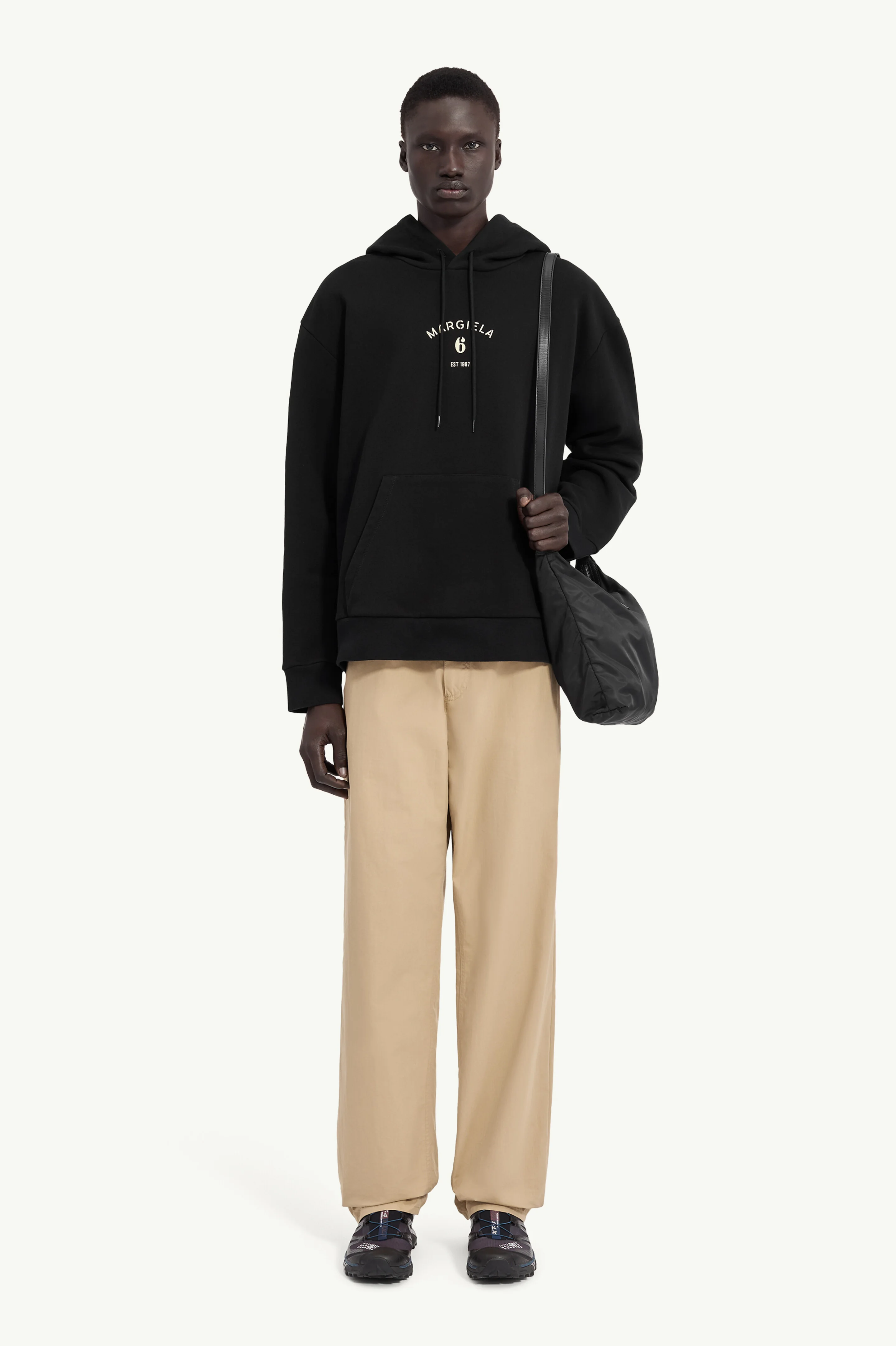 Mannequin Print Hooded Sweatshirt - 1