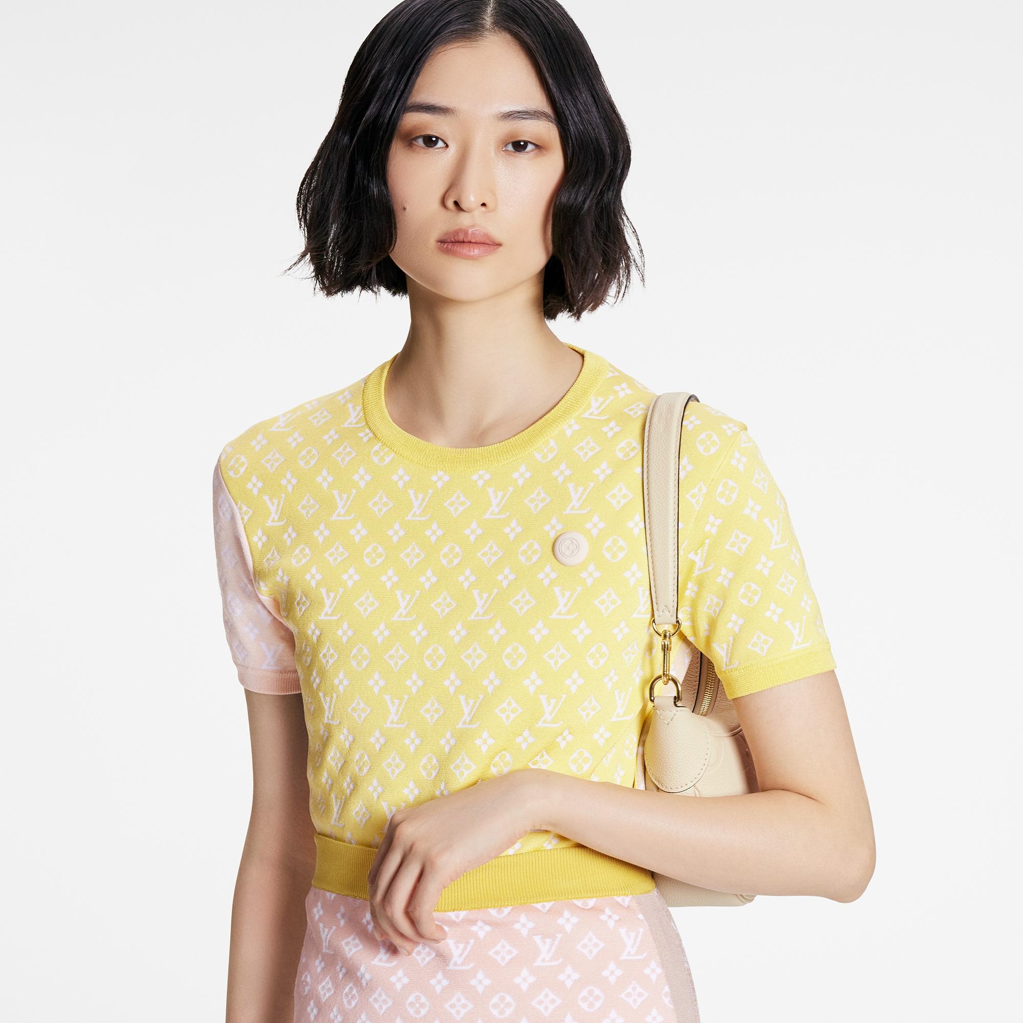 Pastel Monogram Knit Top - 3