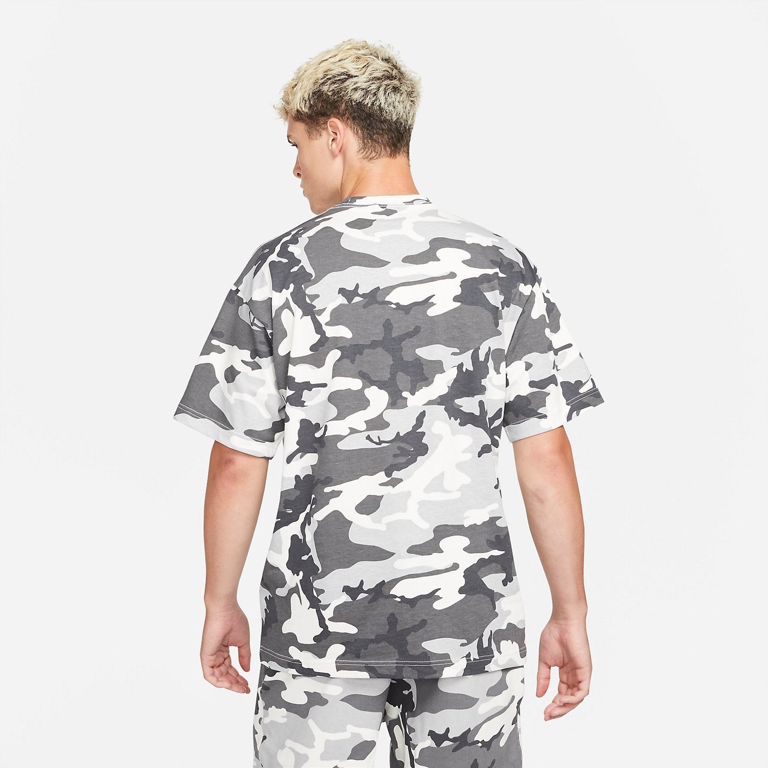 Nike NRG Solo Swoosh Camo Tee 'Grey White' DN1260-133 - 2