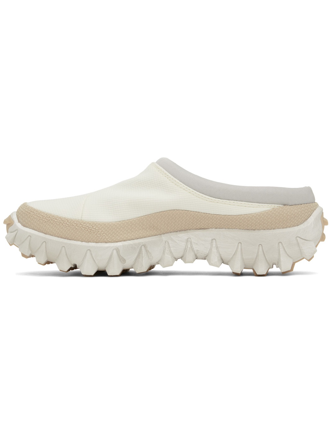 Beige & Off-White Snowclog Sneakers - 3