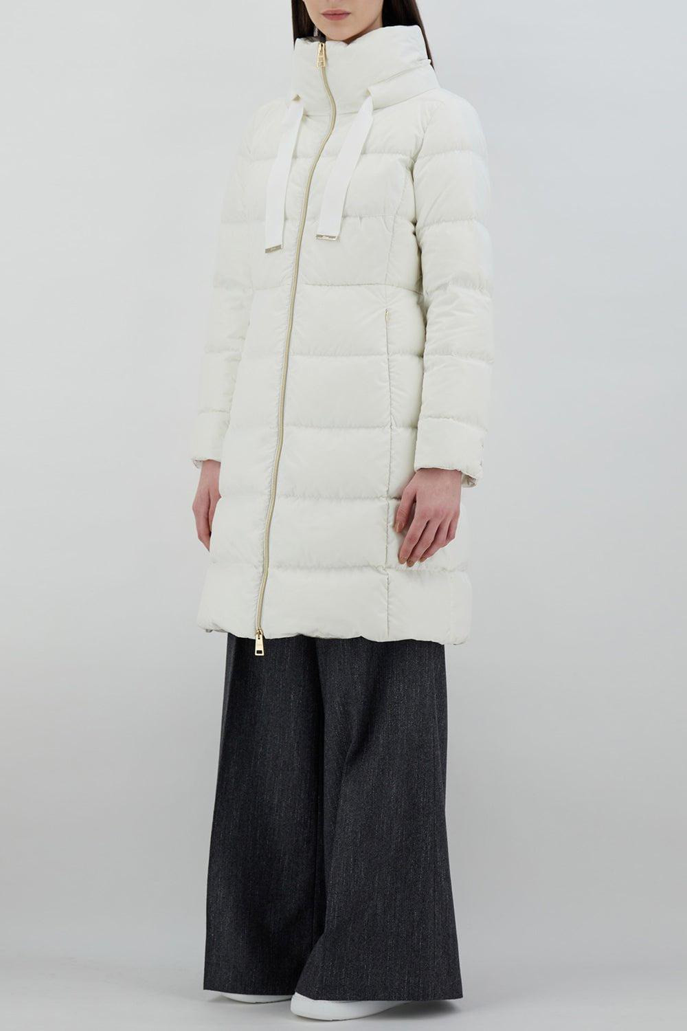 Drawstring Hourglass Coat - 3