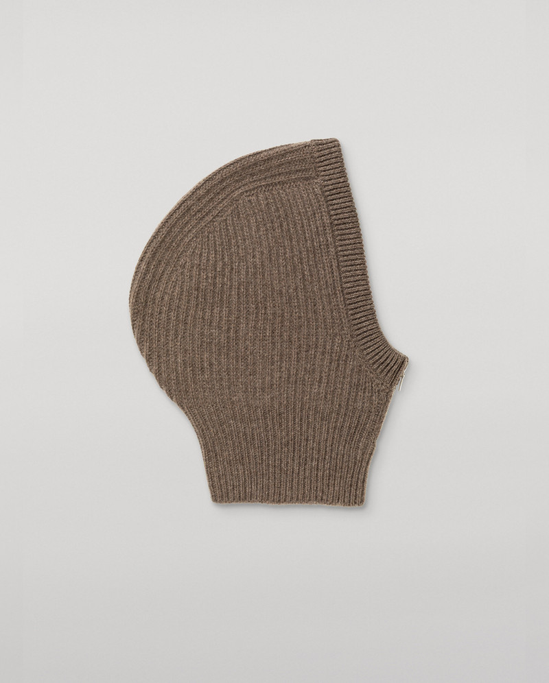 Nevis Brown Cashmere Hood 1