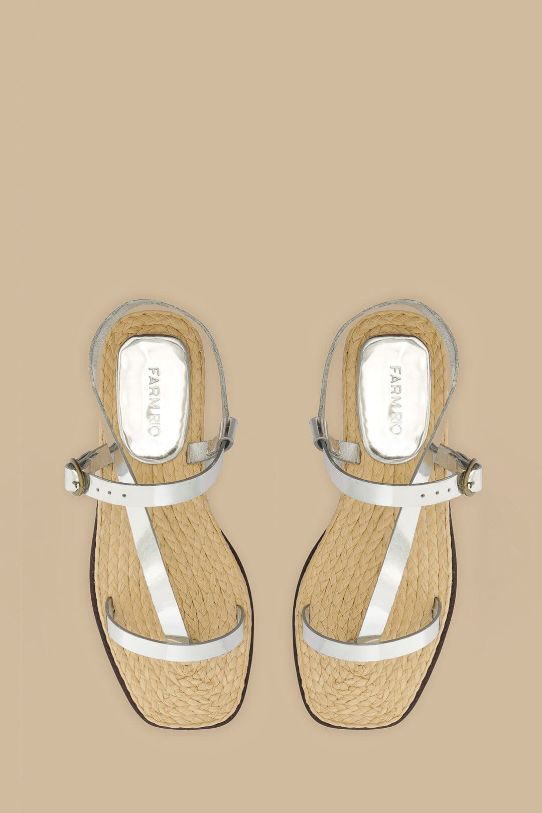 Silver Cross Strap Sandal - 3