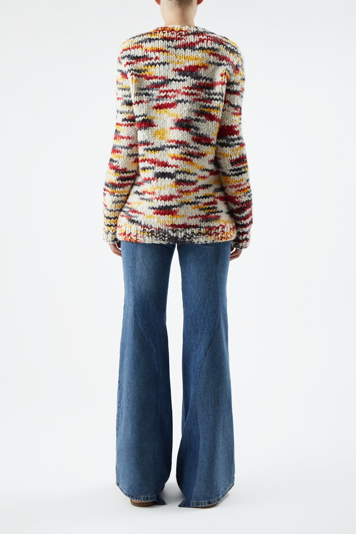 Lawrence Sweater Space Dye in Welfat Cashmere - 4