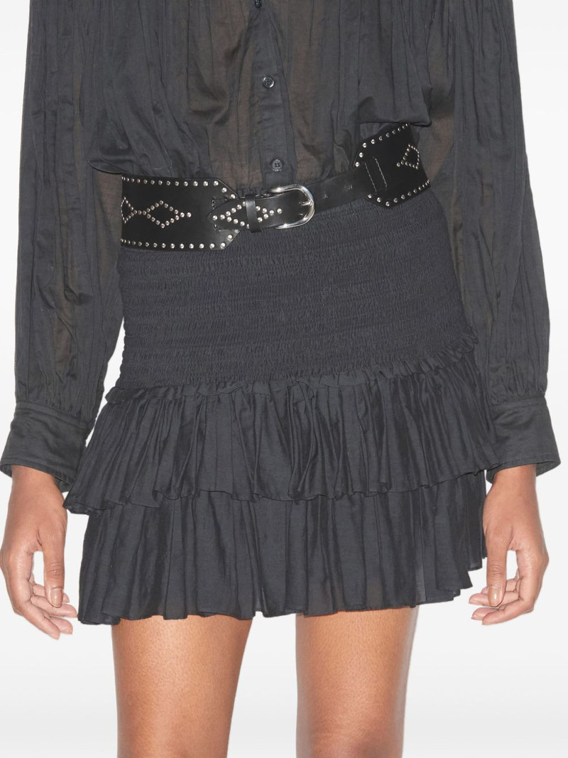 Isabel Marant Étoile Naomi ruffled skirt outlook