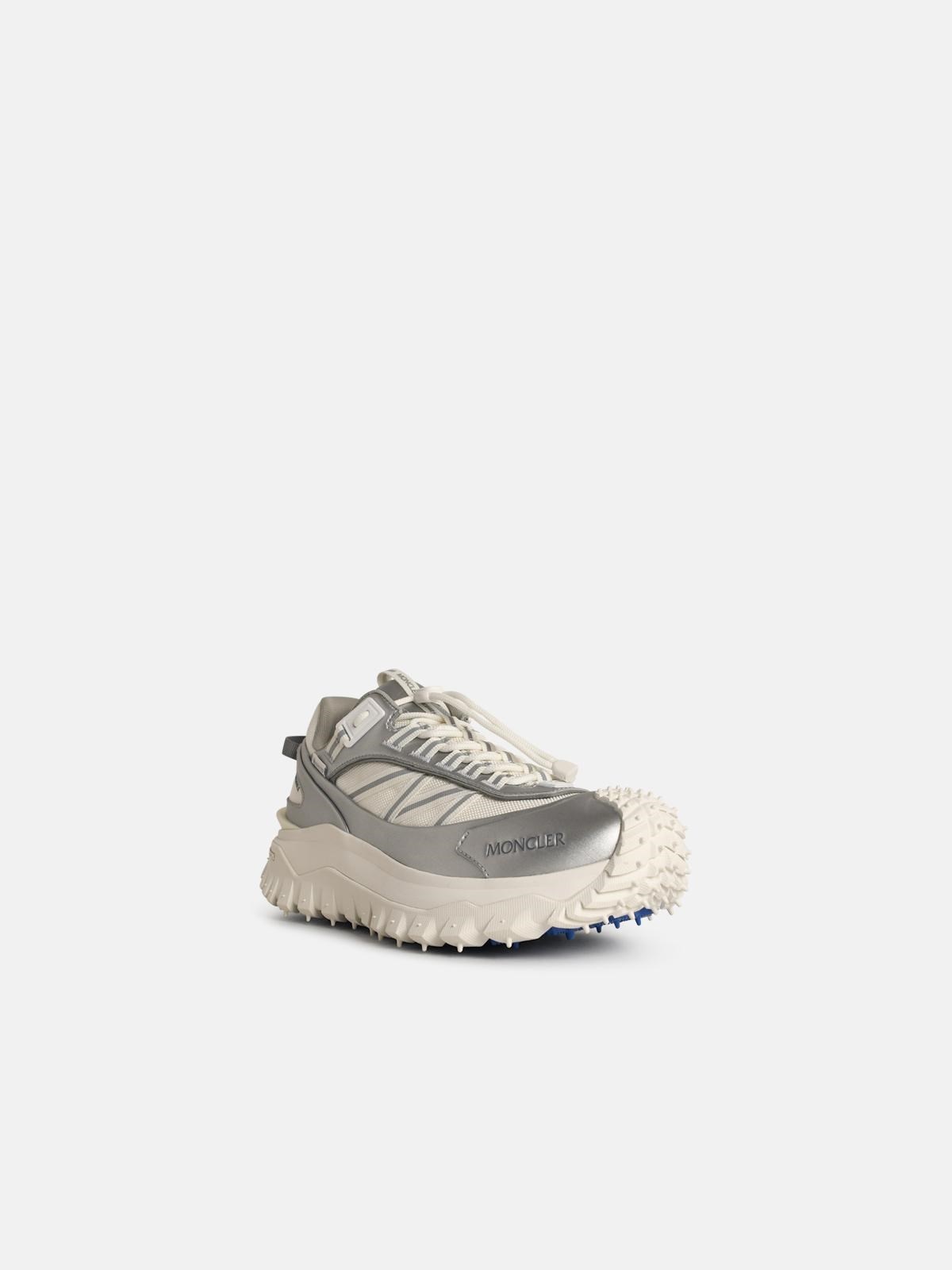'TRAILGRIP GTX' SILVER LEATHER BLEND SNEAKERS - 2