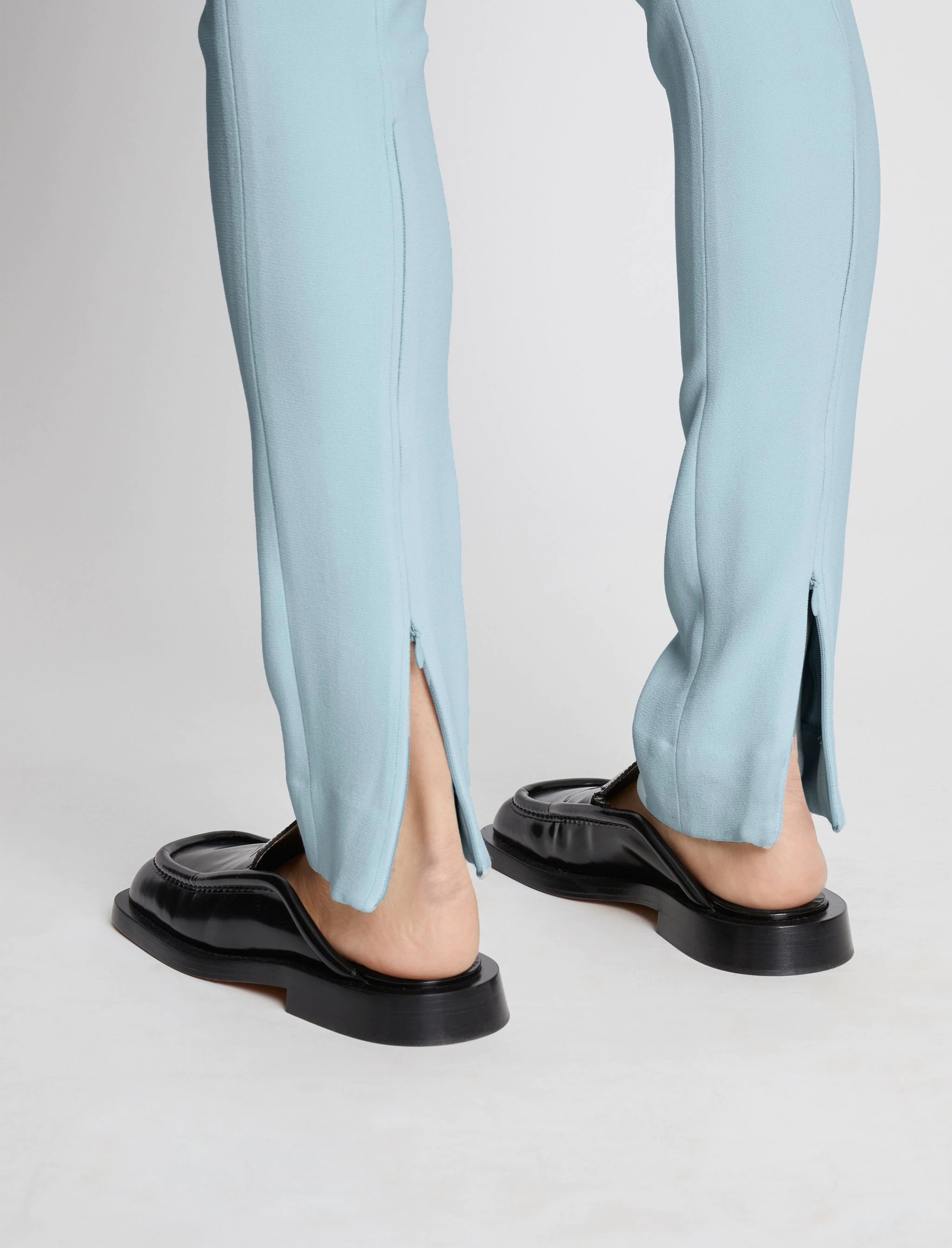 Bi-Stretch Crepe Slim Pants - 2