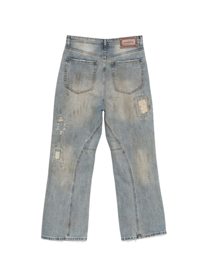 Andersson Bell Destroyed wide-leg jeans outlook