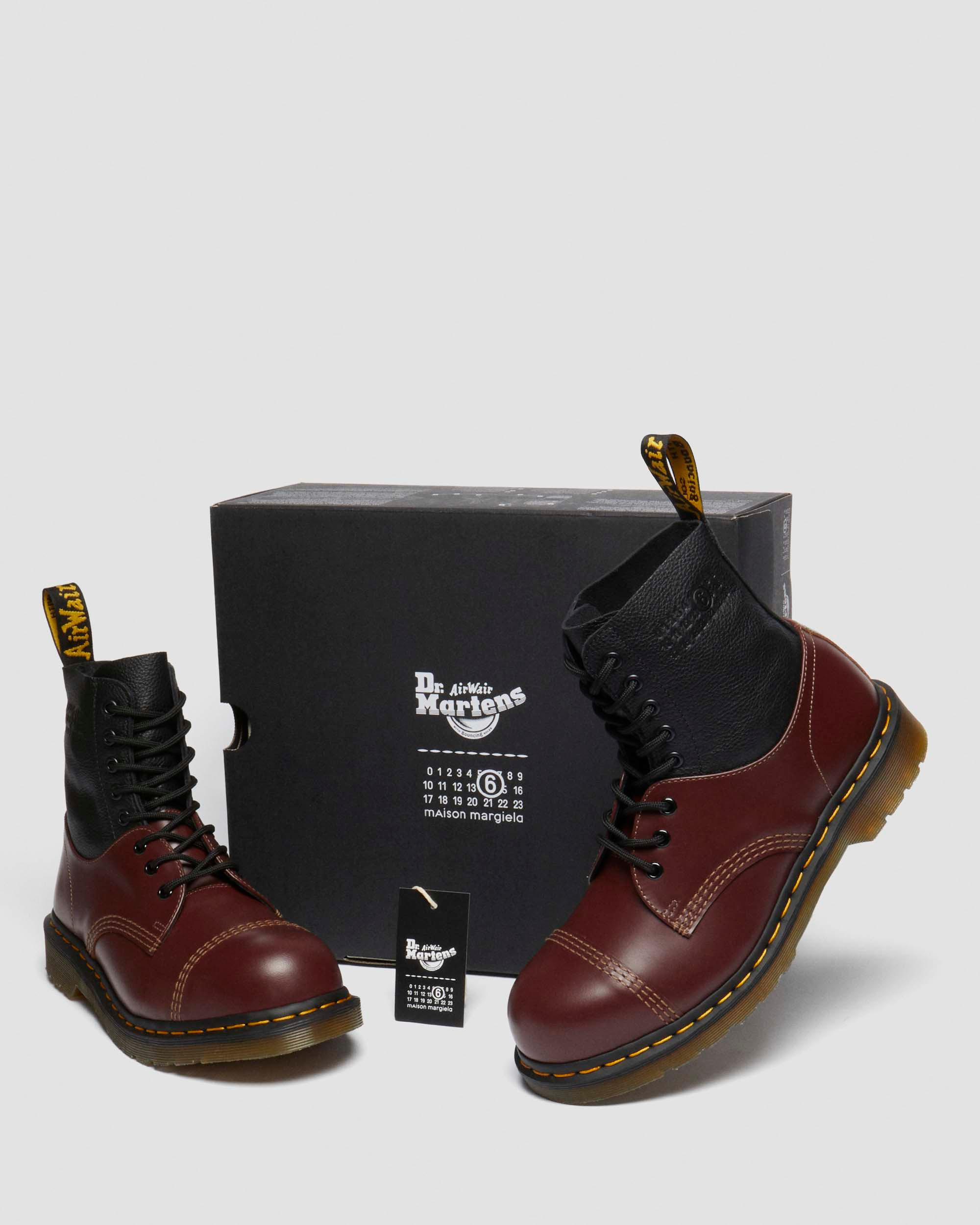1460 / 1461 MM6 Steel Toe Leather Boots - 10
