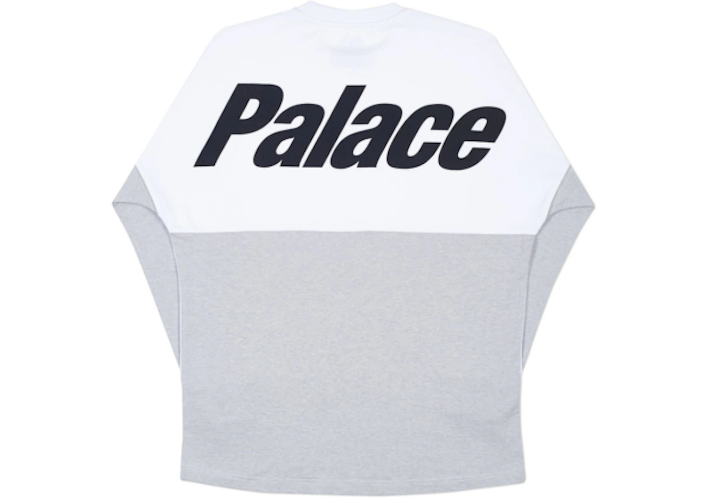 Palace Splitter Longsleeve White/Grey Marl - 2