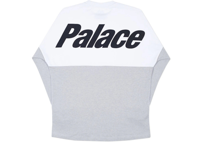 PALACE Palace Splitter Longsleeve White/Grey Marl outlook
