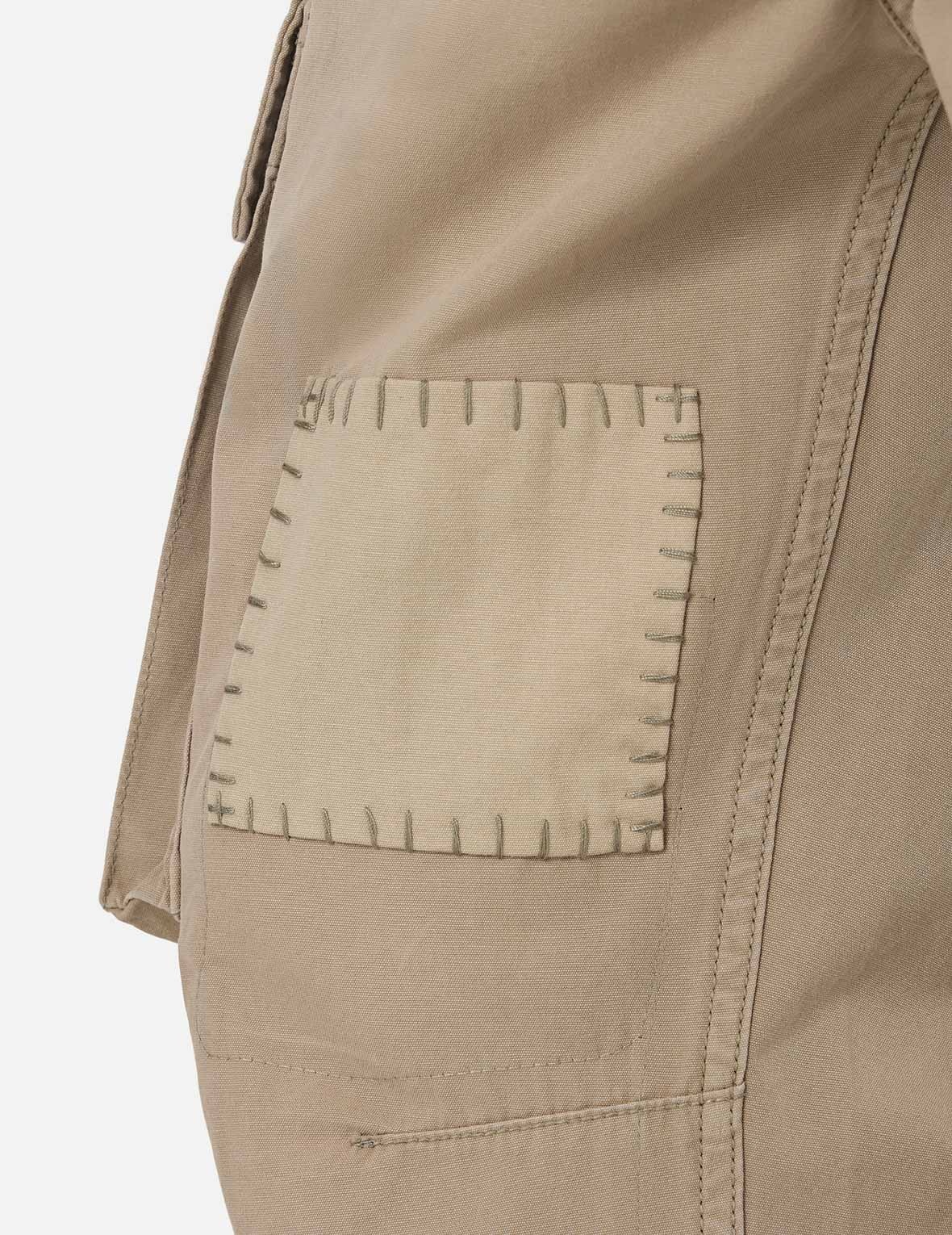 Totem Seagull Embroidery Straight Fit Cargo Pants - 8
