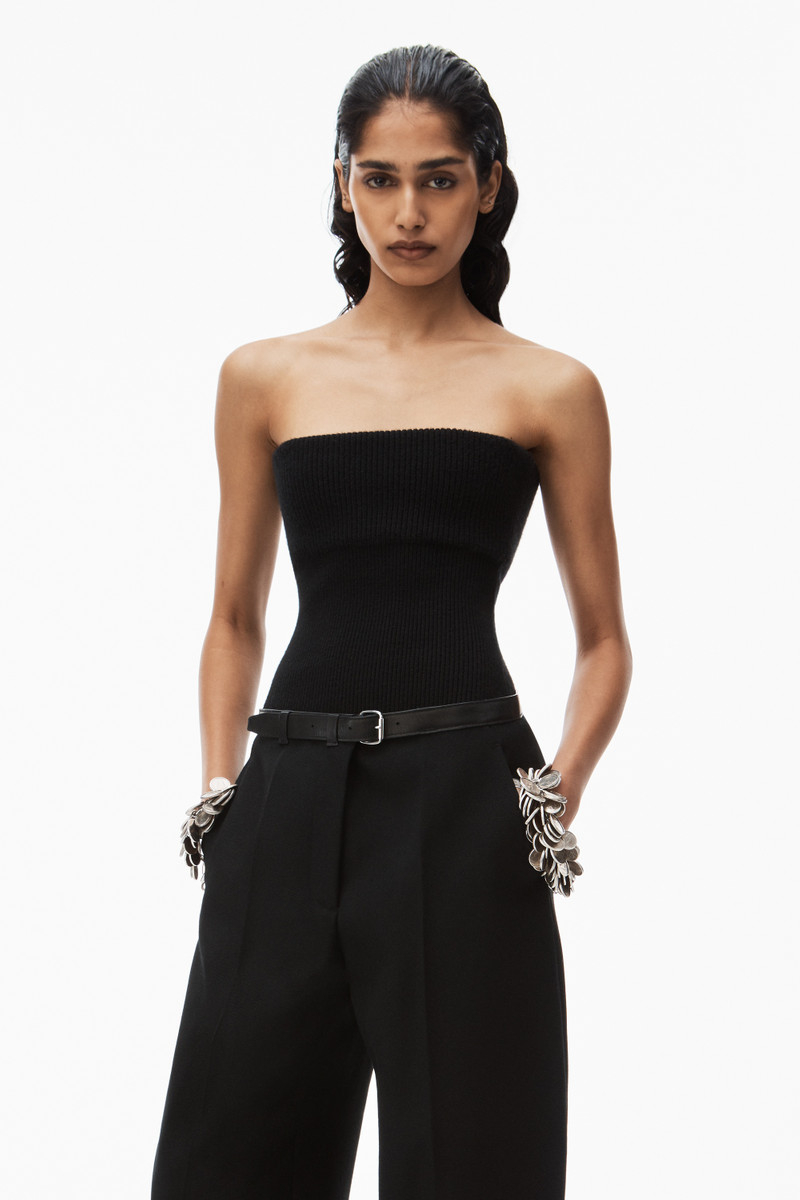 merino wool ribbed tube top 2