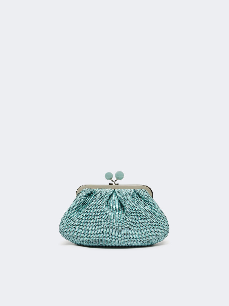 PALMAS Small raffia-effect Pasticcino Bag - OIL 3