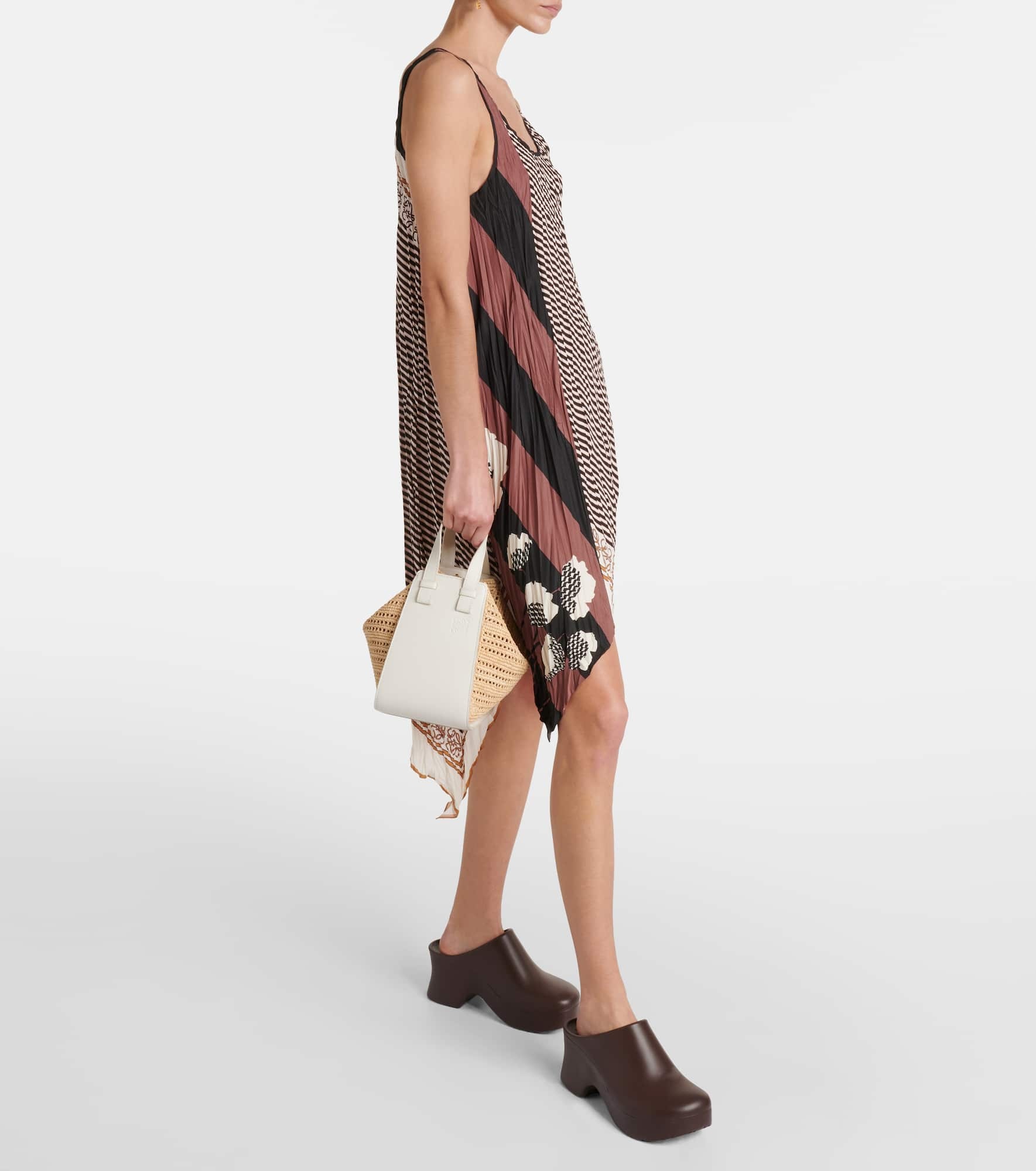 Hammock Compact raffia shoulder bag - 5