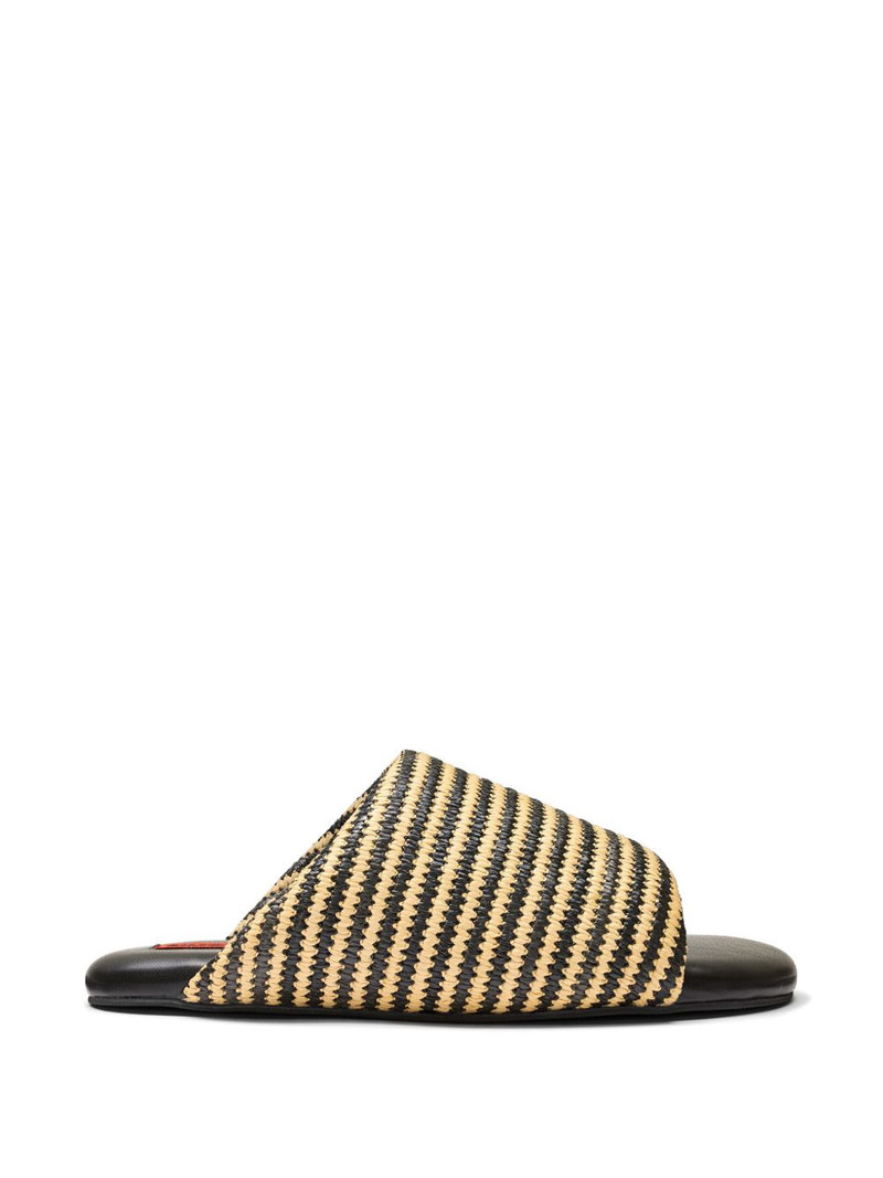stripe bubble sandals 1