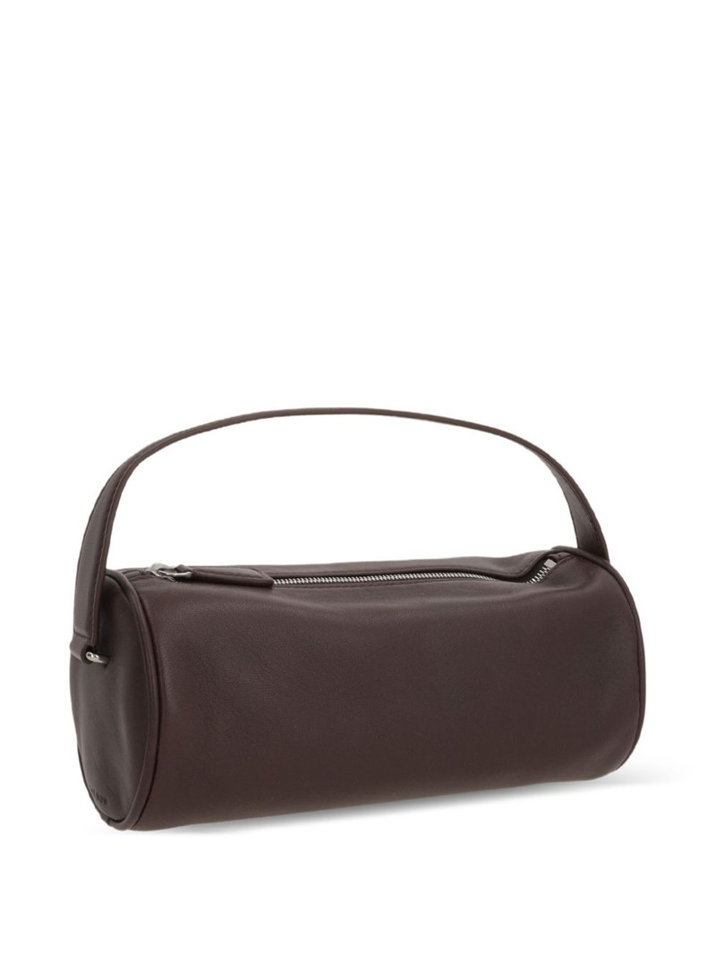 Round 90s leather tote bag 1