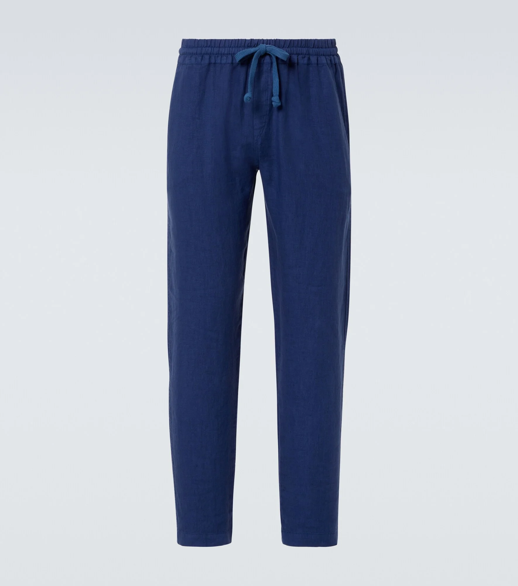Linen straight pants - 1