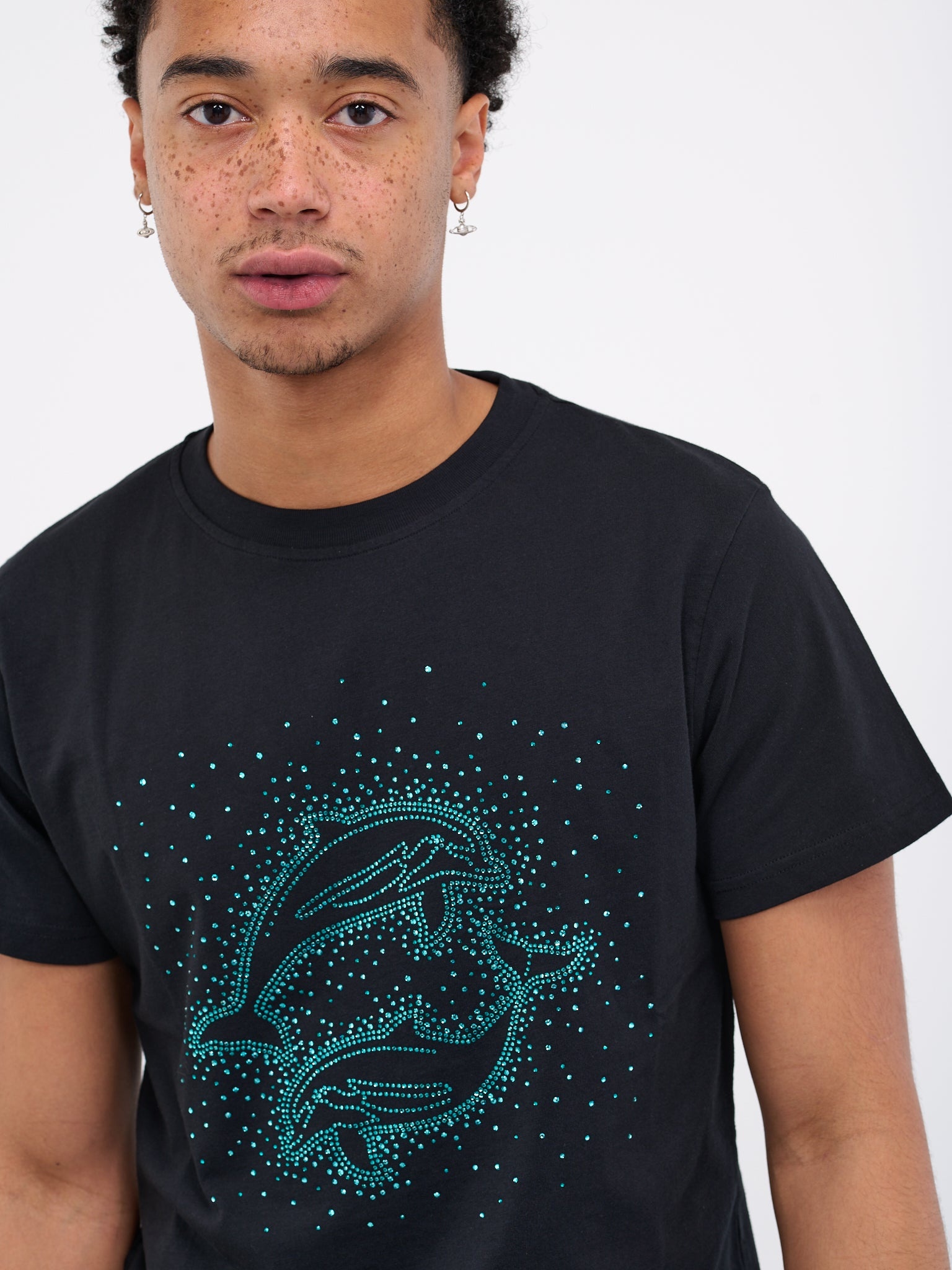 Embellished Dolphin T-Shirt - 4
