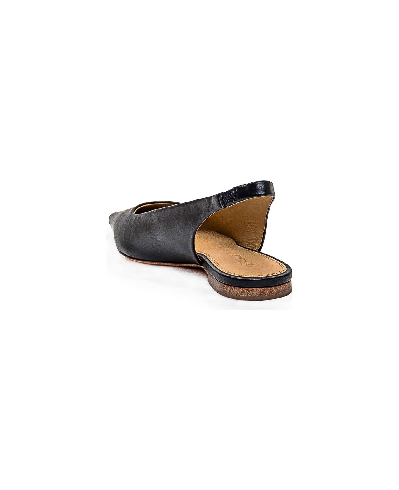 Allenframe Pointed Toe Slingback Ballerina Shoes - 3