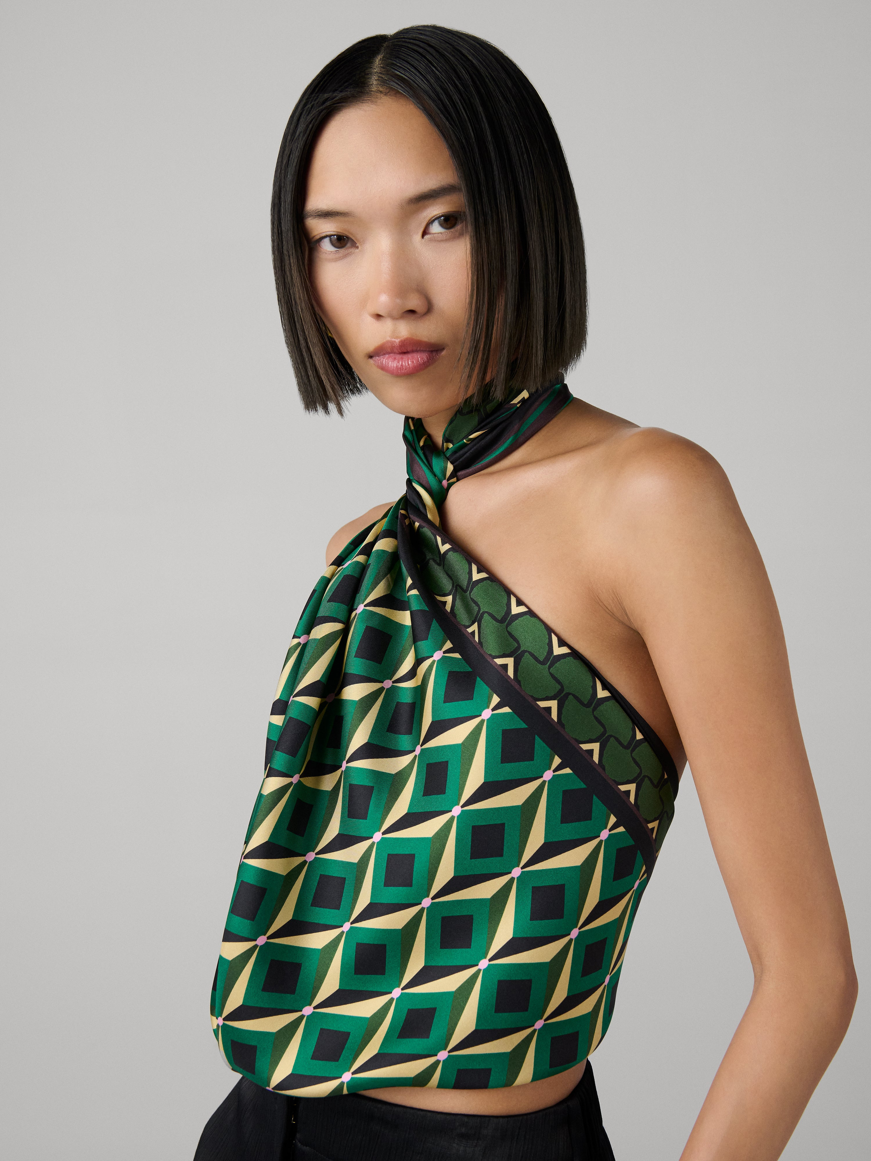 Flag Silk Scarf - 4